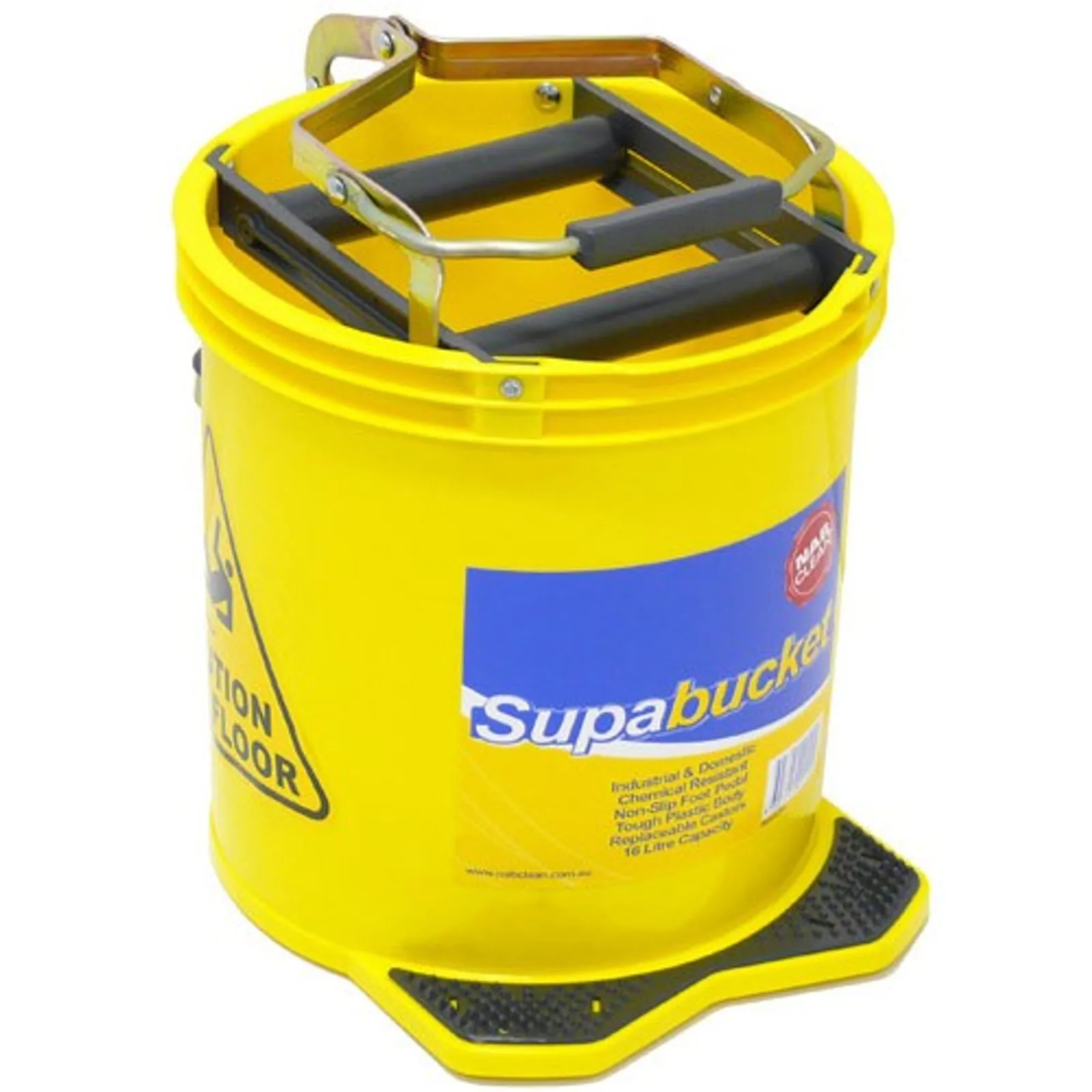NAB Clean MBY - 16 Litre Mop Bucket - Yellow