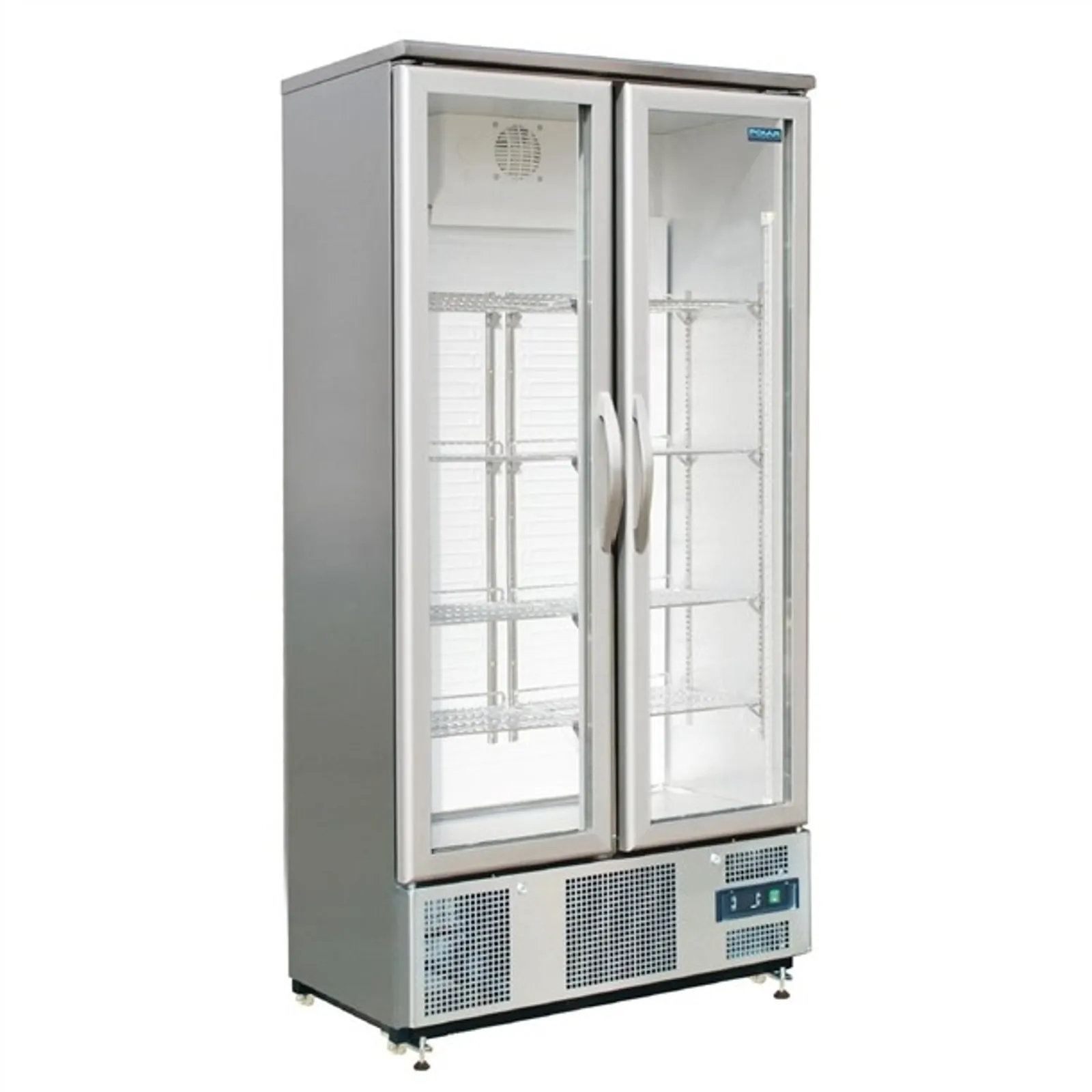 Polar CK477-A G-Series - 2 Hinged Door Upright Back Bar Cooler 490Ltr