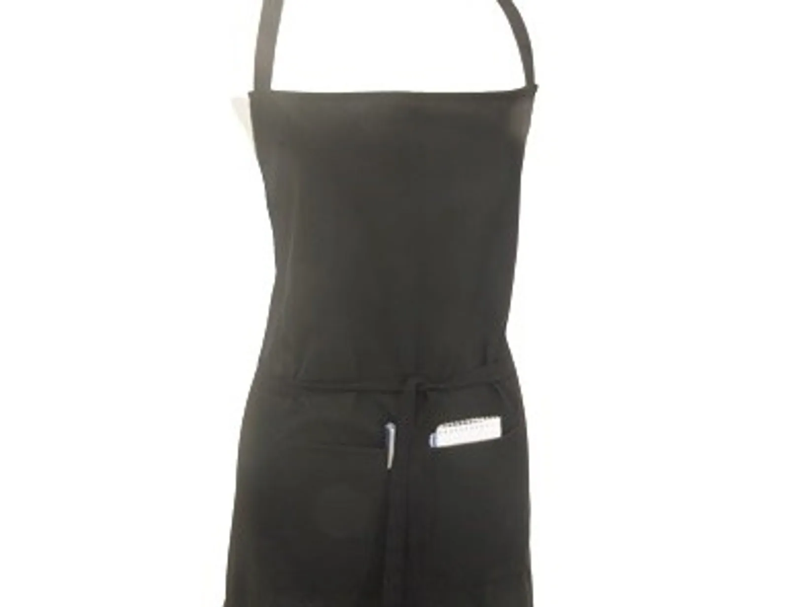 Alliance 72381 - Apron Bib With Pocket Black 70x86x30