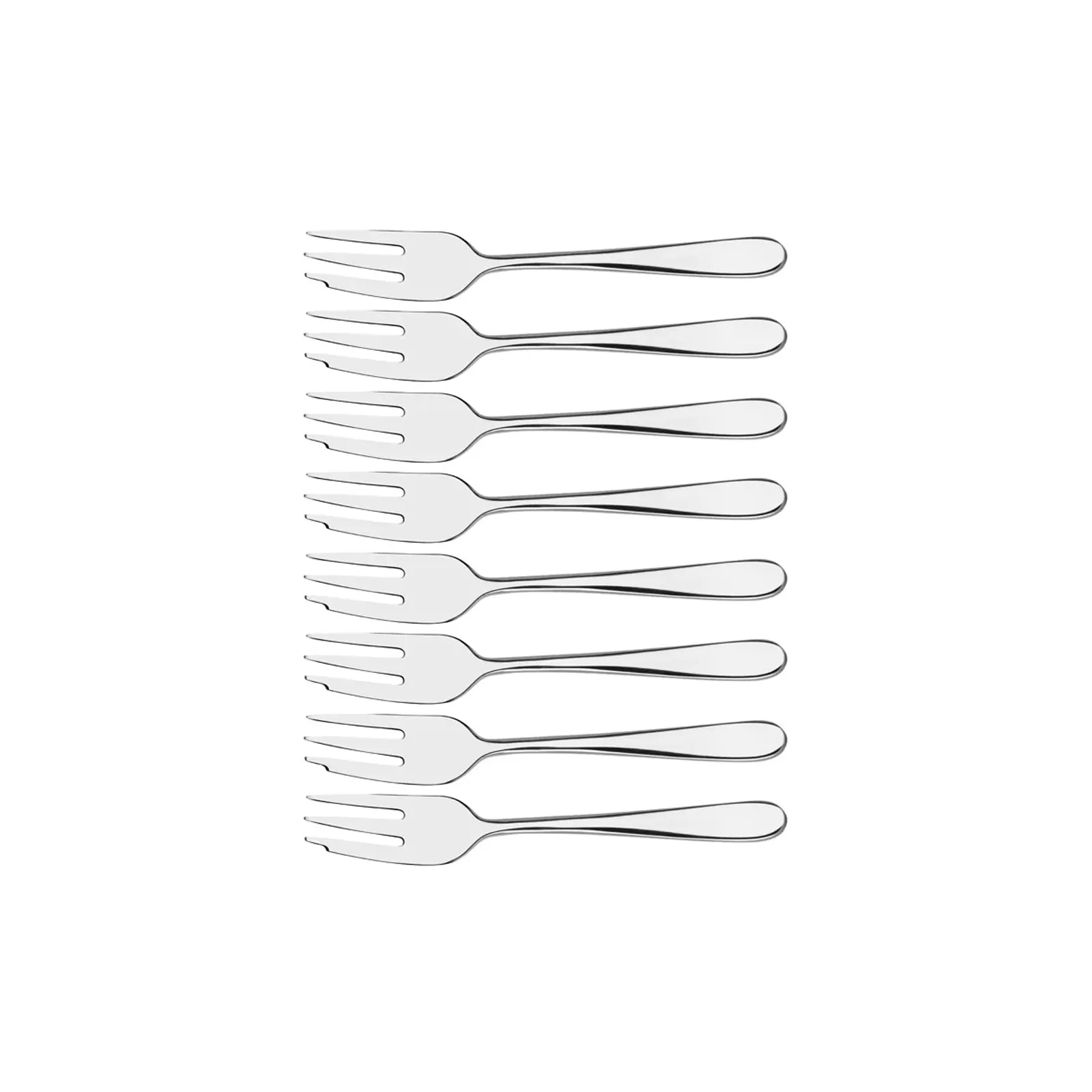Tablekraft 18800-103 - Gable Cake Fork Set 8pc