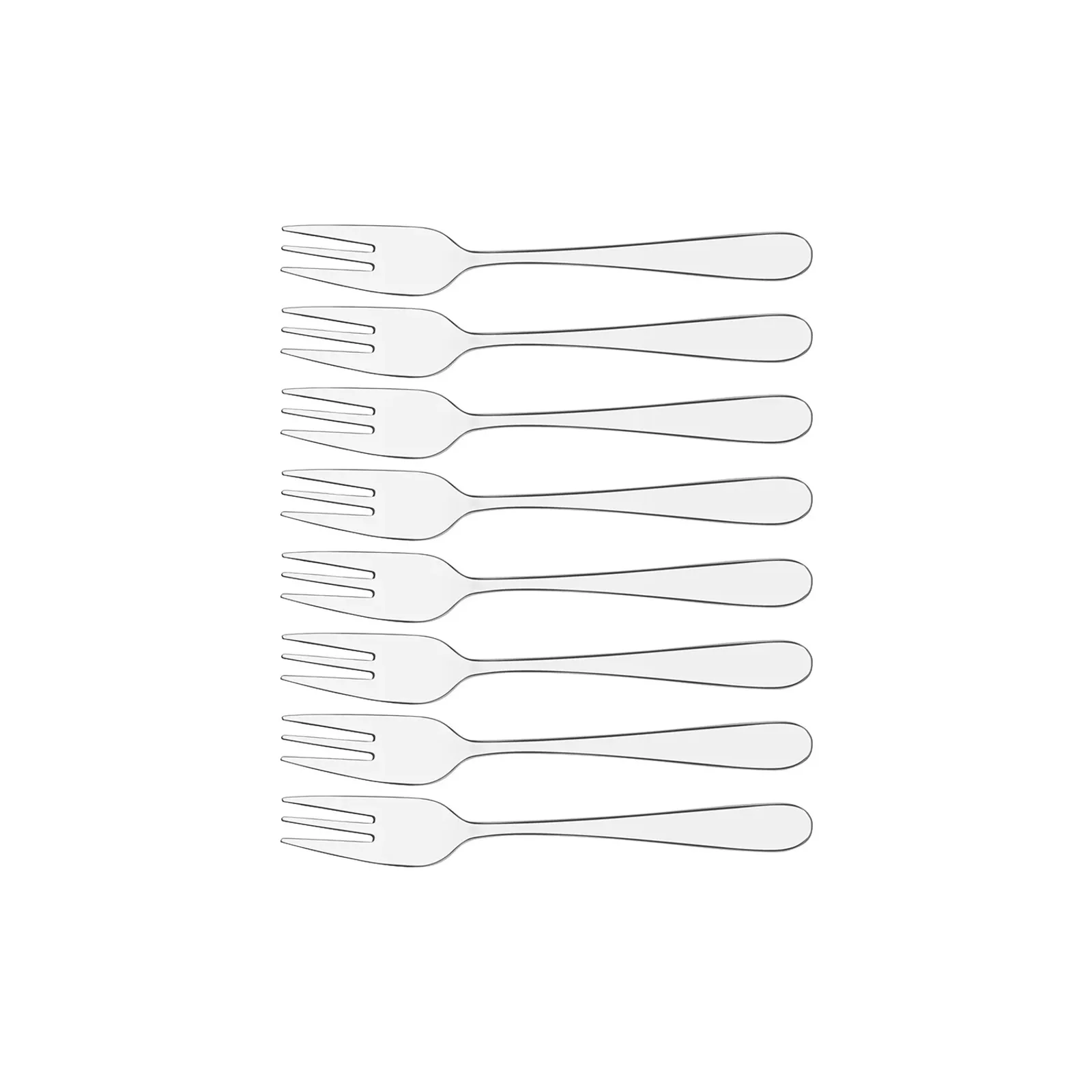 Tablekraft 17600-103 - Luxor Cake Fork Set 8pc 148mm