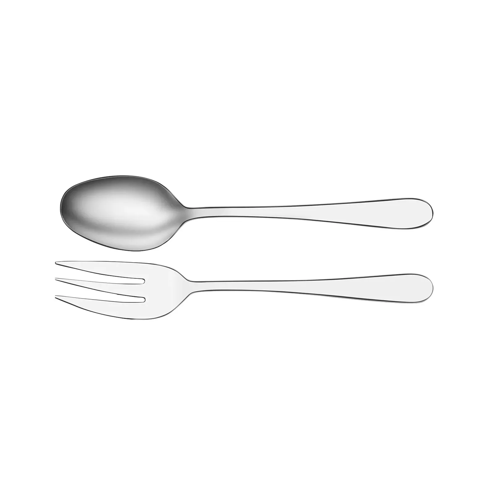 Tablekraft 17600-13 - Luxor Serving Fork and Spoon Set 2pc 235/228mm