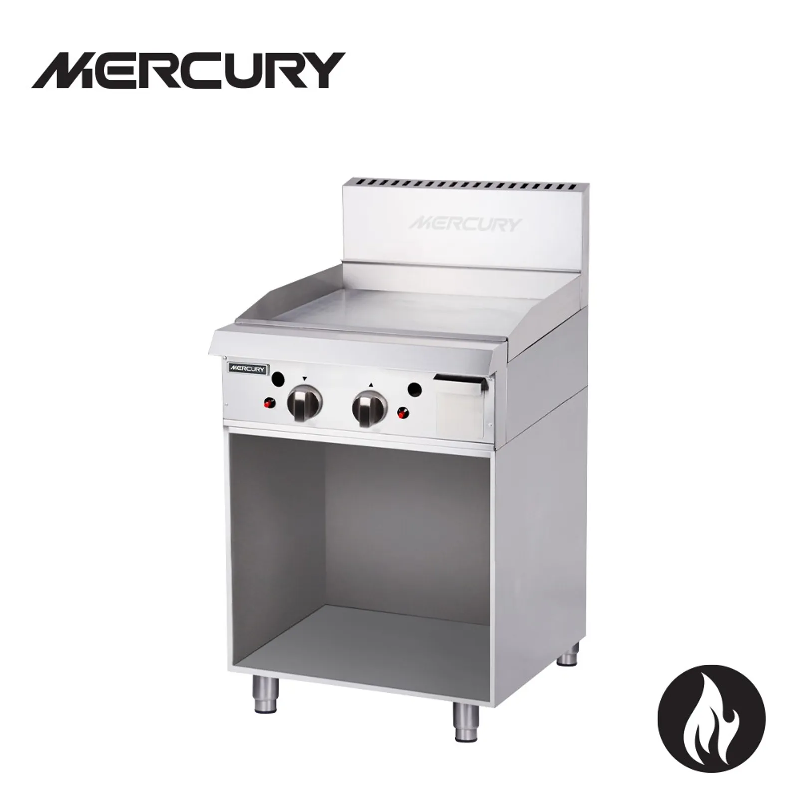 Mercury MGN-24-F - Gas Griddle - 2 ‘U’  Shape Burner