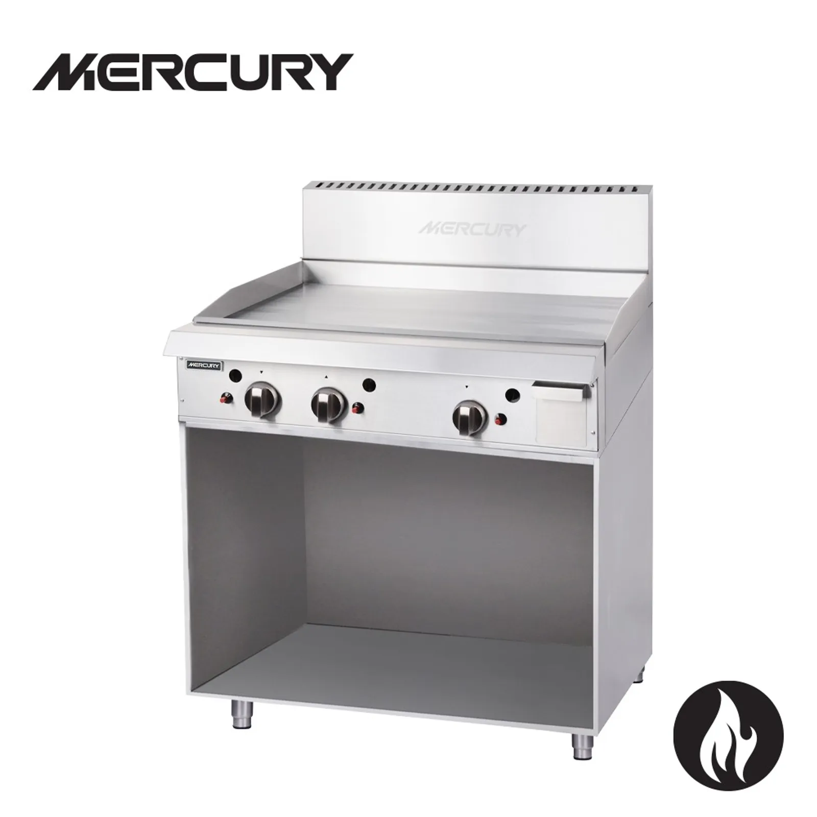 Mercury MGN-36-F - Gas Griddle - 3 ‘U’  Shape Burner