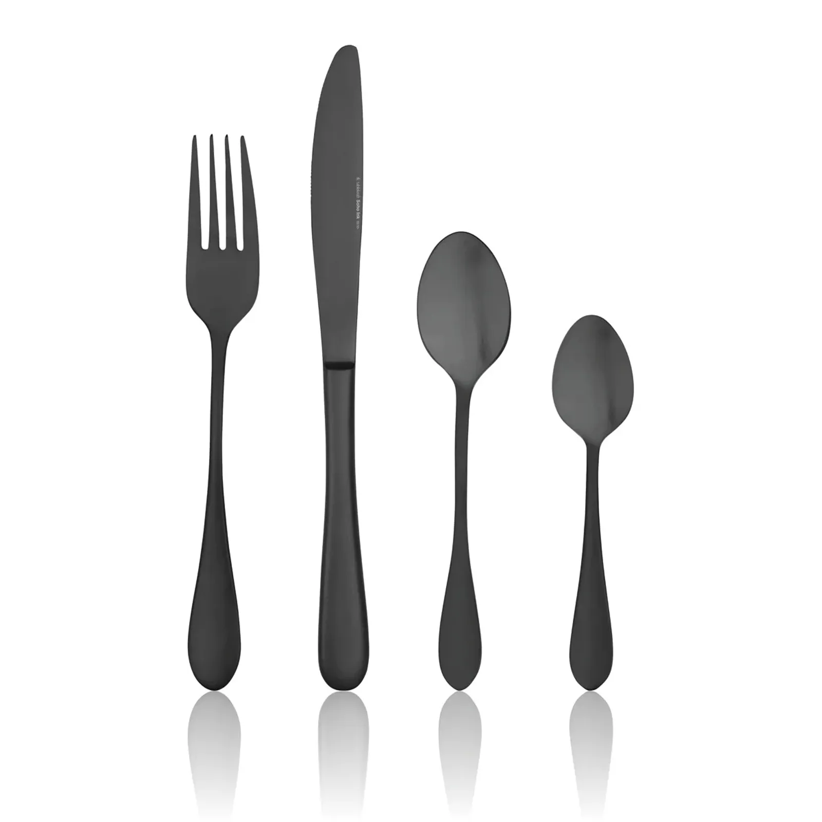Tablekraft 13000-24 - Soho Ink Cutlery Set 24pc