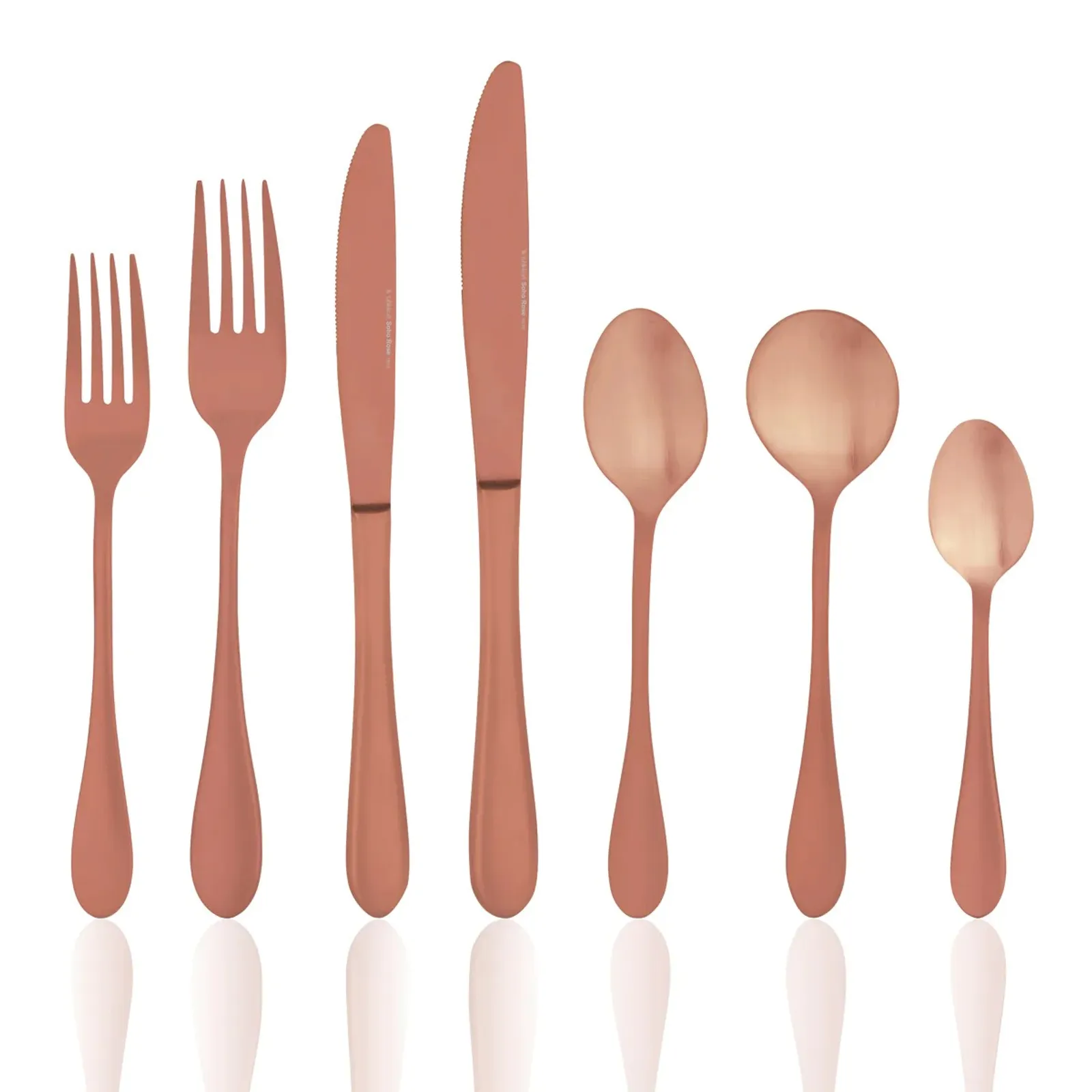 Tablekraft 13100-56 - Soho Rose Cutlery Set 56pc