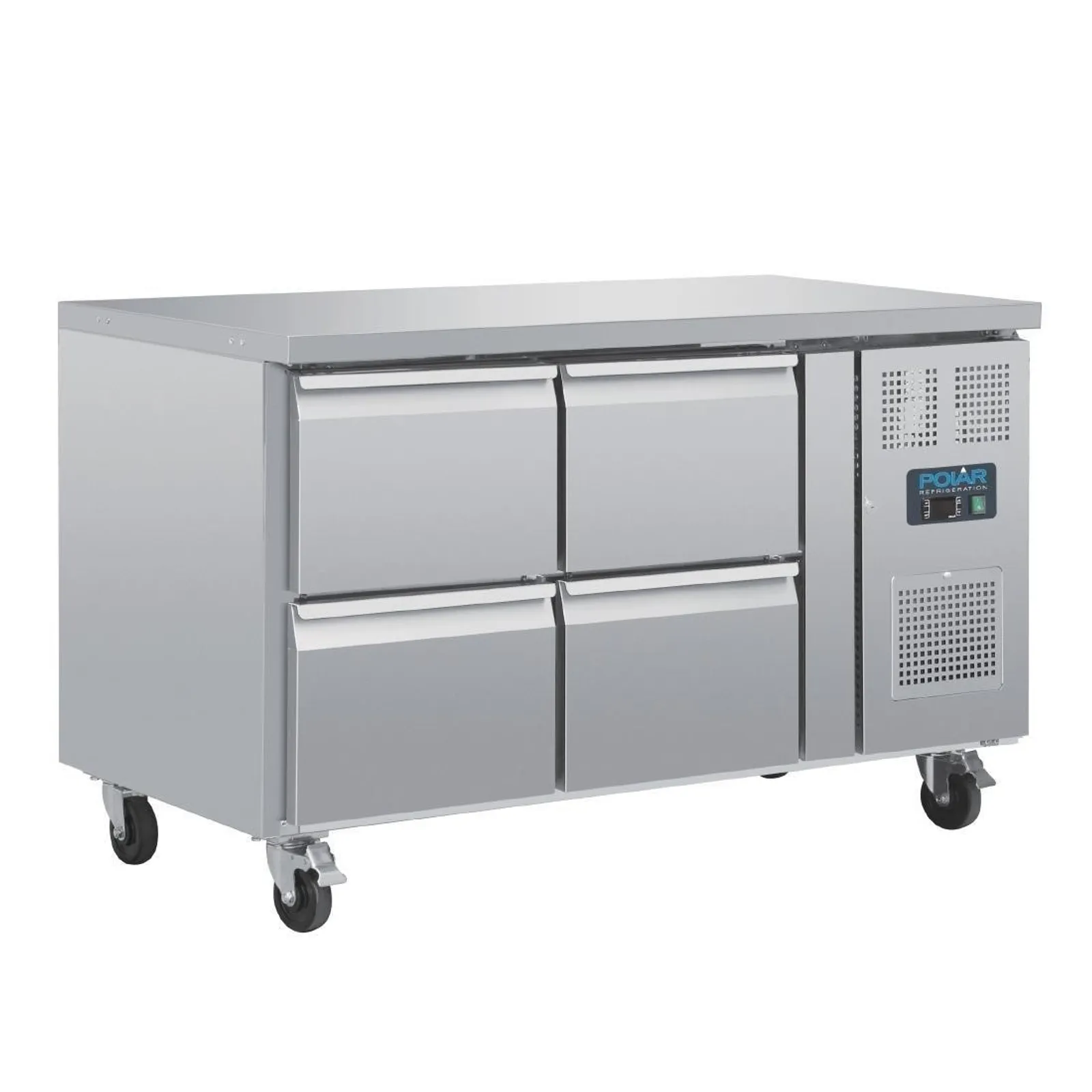 Polar DA547-A U-Series - 4 Drawer Gastronorm Counter Fridge