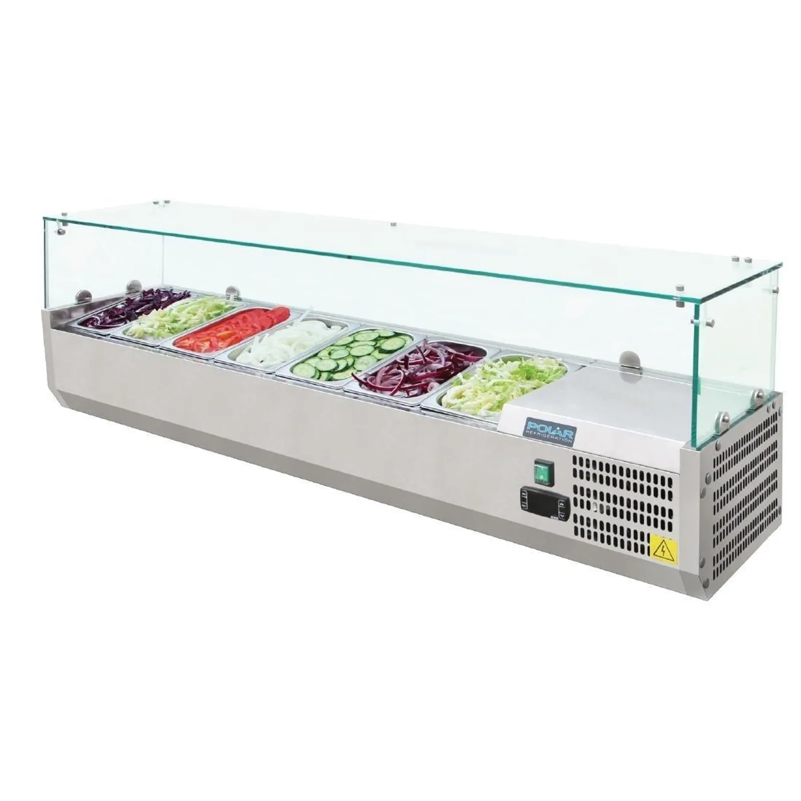 Polar G609-A G-Series - Countertop Prep Fridge 7x 1/4GN