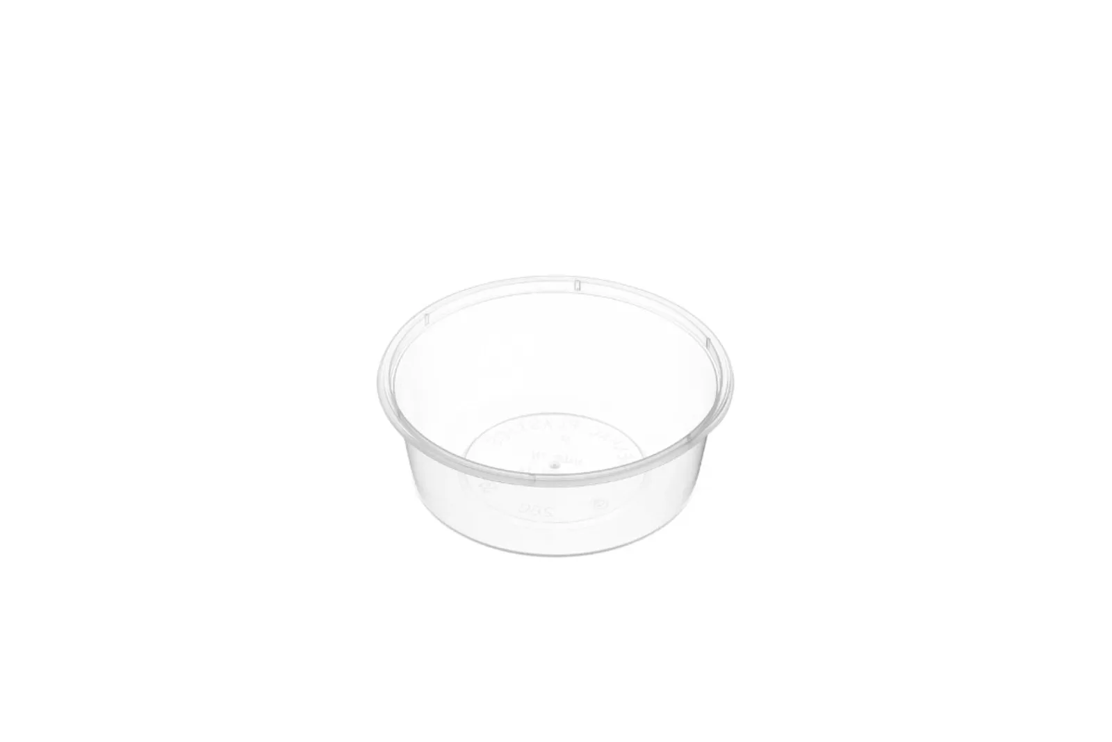 GenFac CONRD280 - 280ml Round Plastic Container (500 Pcs)