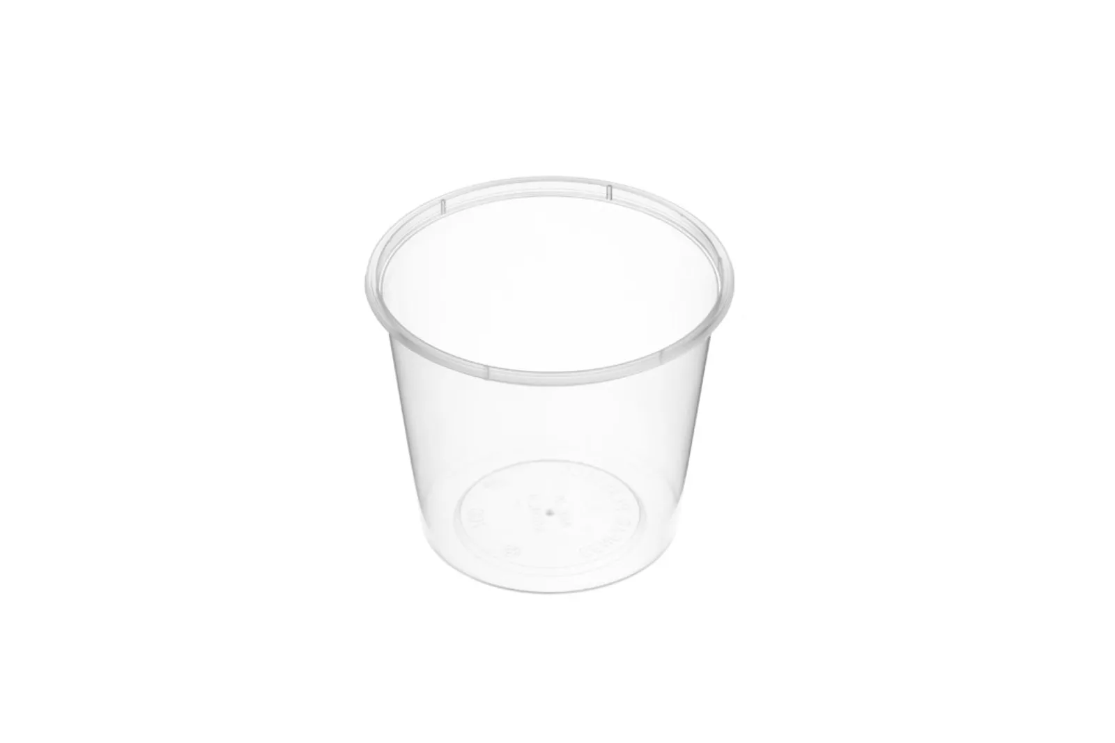 GenFac CONRD700 - 700ml Round Plastic Container (500 Pcs)