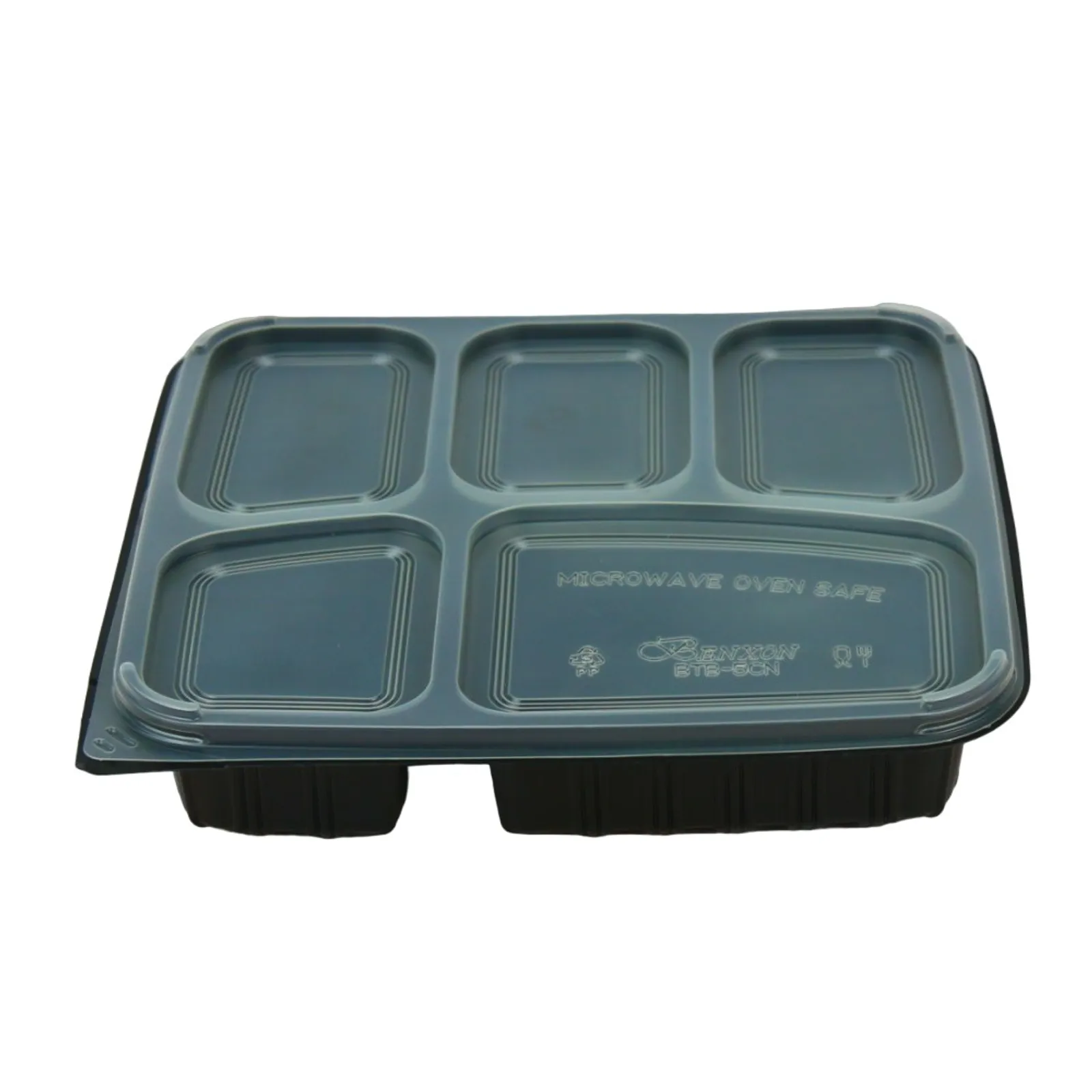 Benxon BTB5CNBBLK - 5CN Compartment Container (300 container + 300 lids)