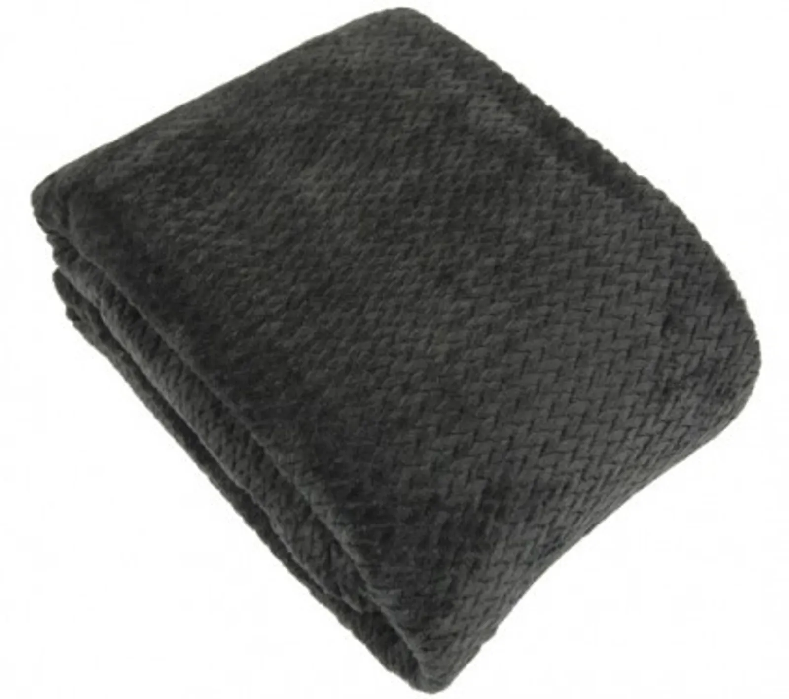 Alliance 59009 - Blanket Herringbone Charcoal SB 180x245