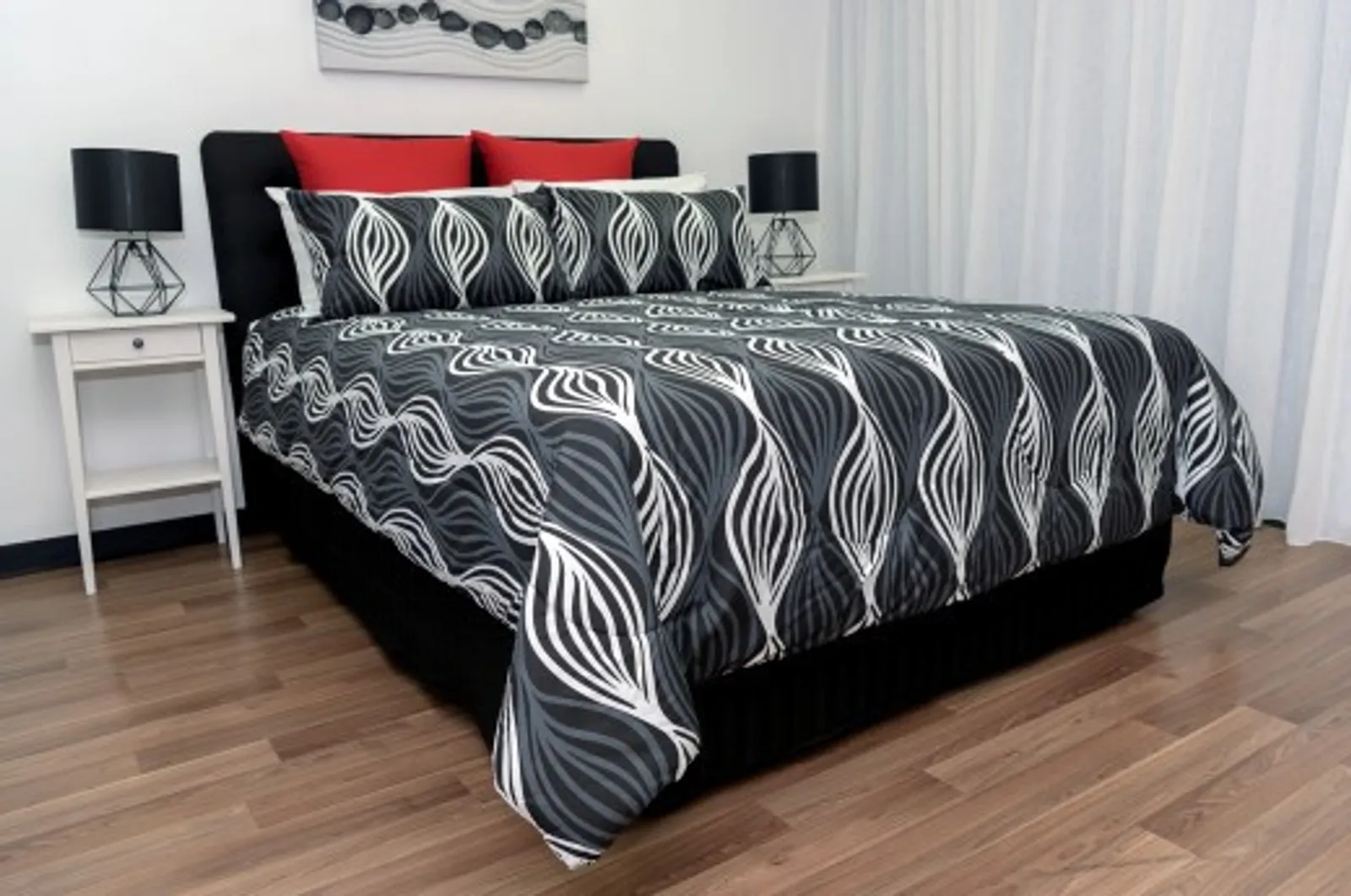 Alliance 36345 - Coverlet Set Byron Charcoal KSB 170x210