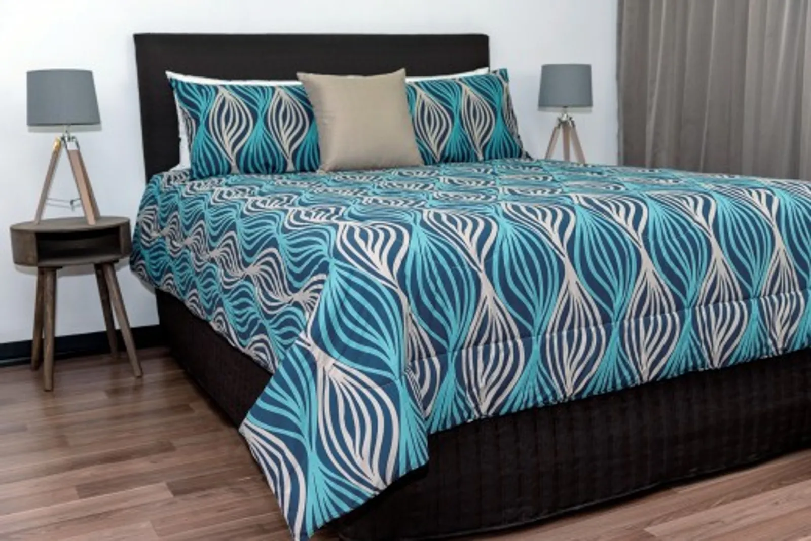 Alliance 36376 - Coverlet Set Byron Ocean KSB 170x210