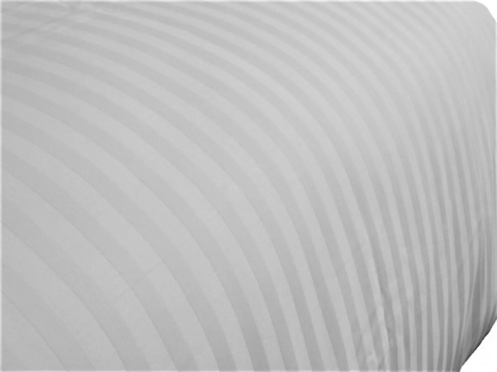 Alliance 30046 - Pillowcase Satin Stripe 10mm White King 55x90