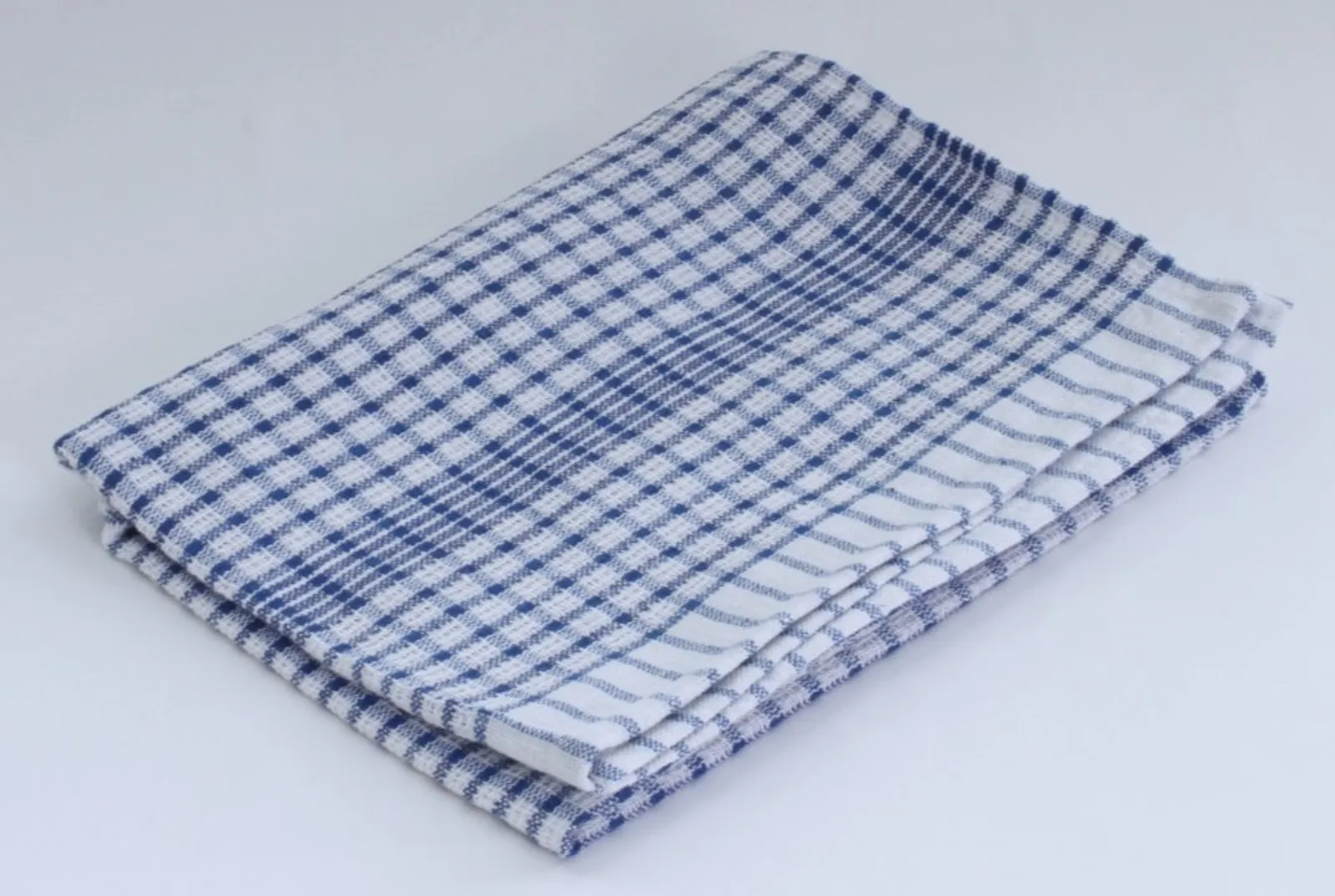 Alliance 29934 - Tea Towel Waffle Super Soaker Check Blue 50x76