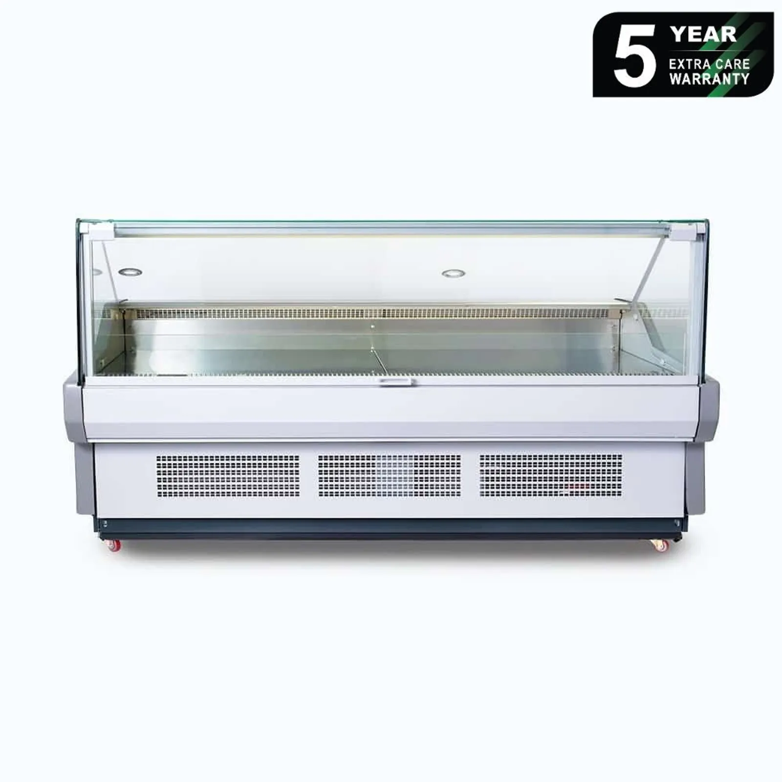 Bromic DD2500SG-NR - Square Glass Deli Display 2580mm