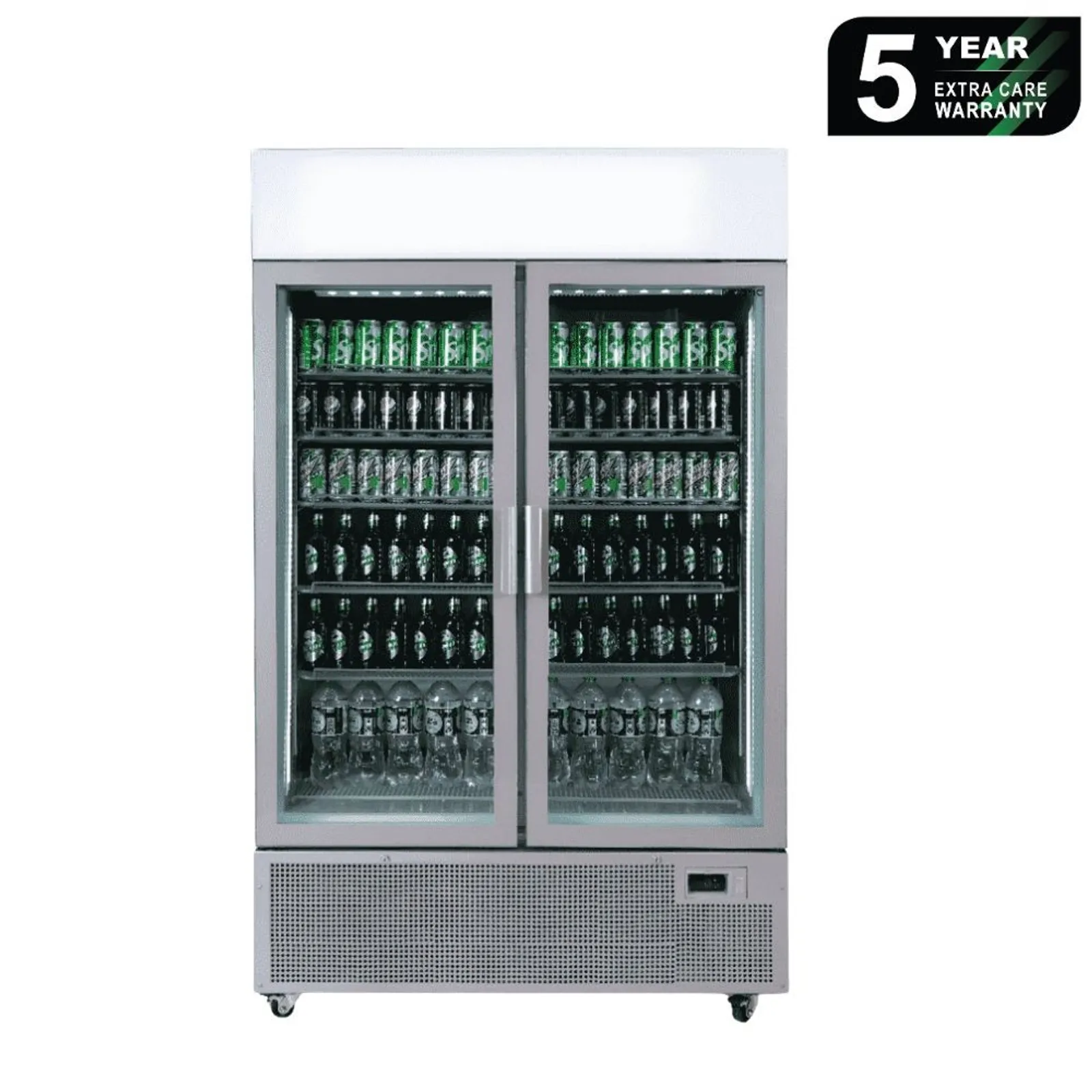 Bromic GM1100LS-NR - 2 Door Upright Display Fridge 1082L