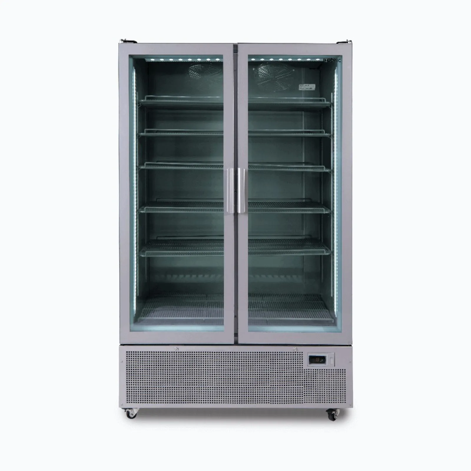 Bromic GM1100S-NR - 2 Door Upright Display Fridge 1126L