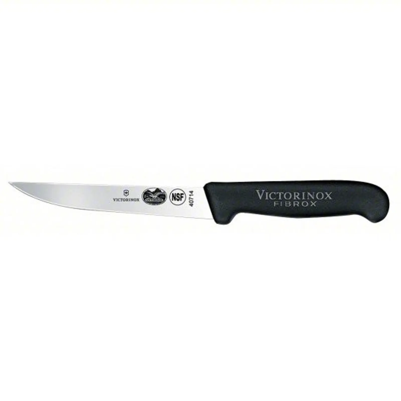 Victorinox 5.2803.15 - Carving Knife 150mm, Narrow Blade, Fibrox - Black