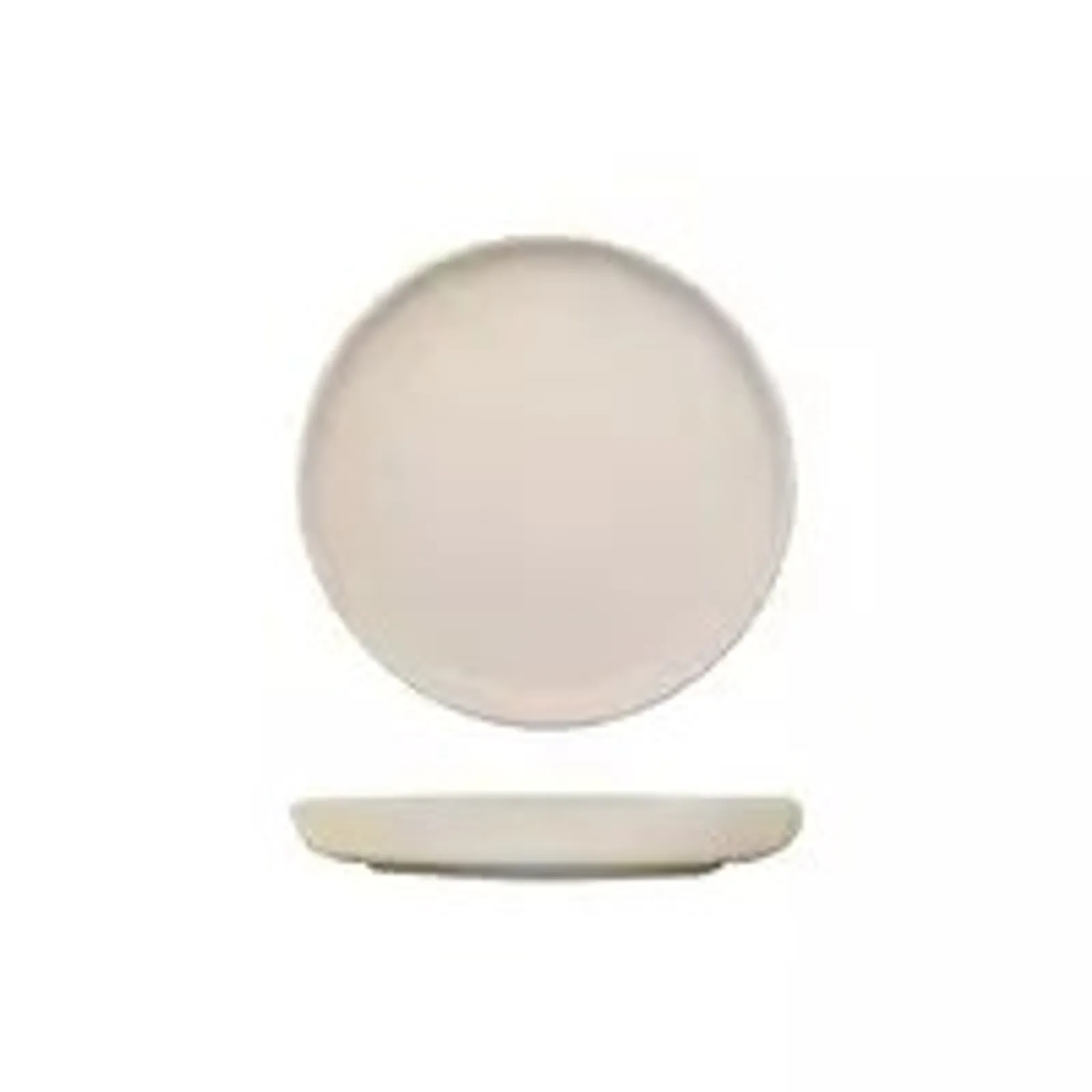 Eclipse 959408 Uno Cream - Round Plate 220mm