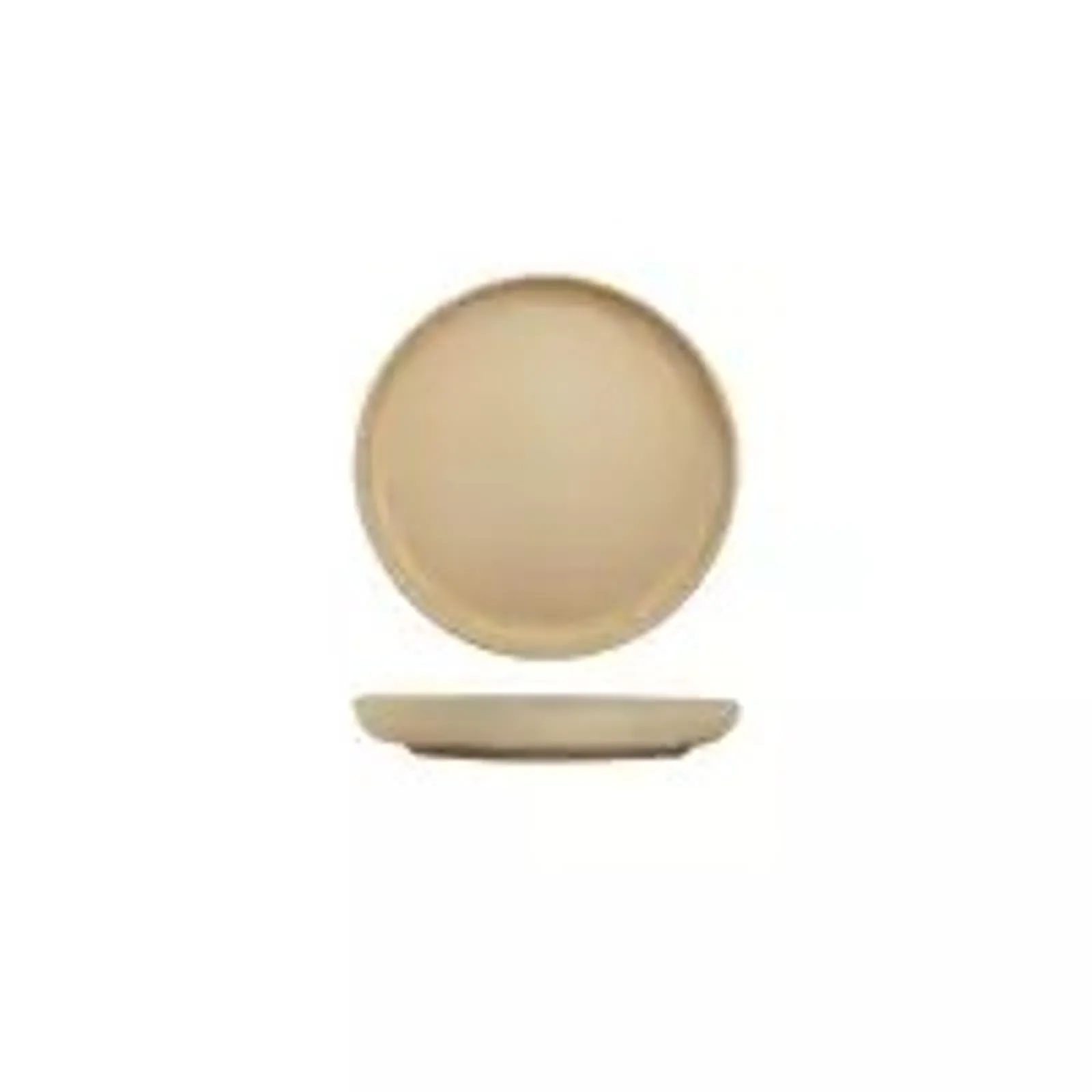 Eclipse 959106 Uno Taupe - Round Plate 175mm