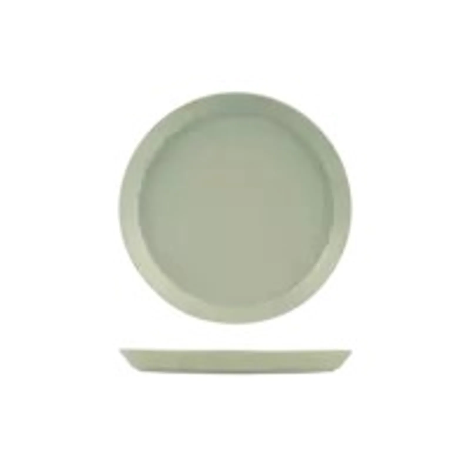 Zuma 9029577 Pearl Pistachio - Round Tapered Plate 240mm