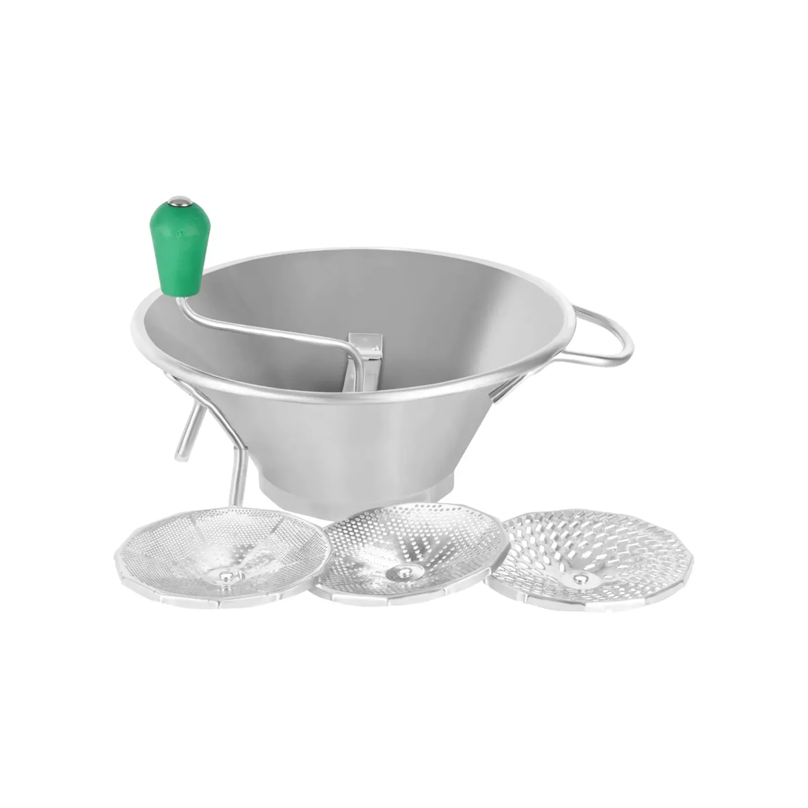 Paderno PD2573-31 - Food Mill Tin with 3 Blades (1.5/2.5/4mm) 310mm