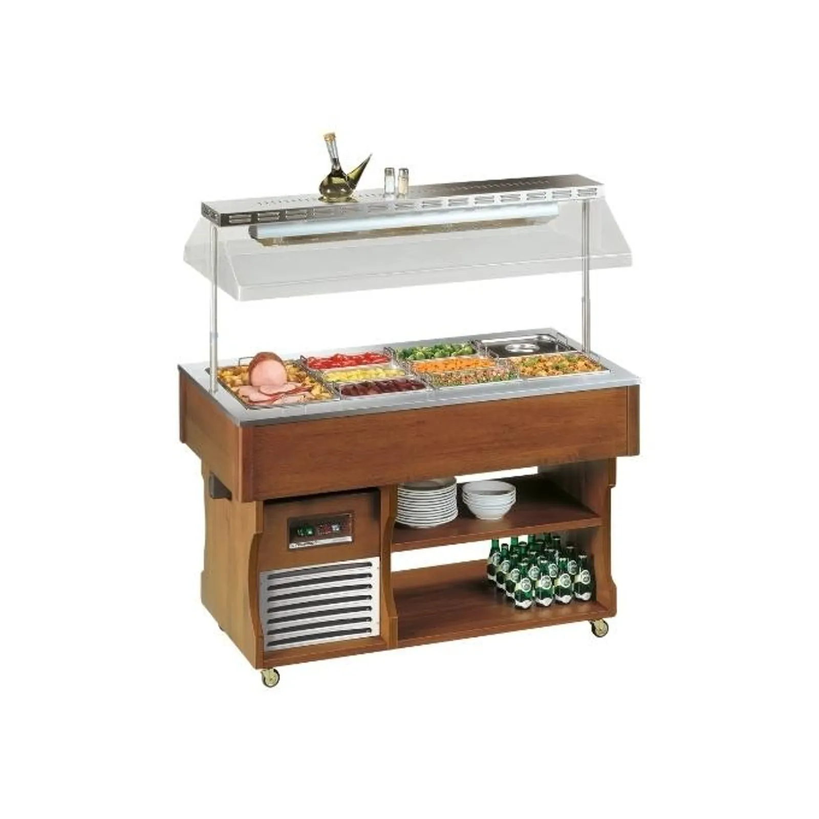 Tecfrigo Isola 4 Bain Marie - Mobile Bain Marie 1417mm