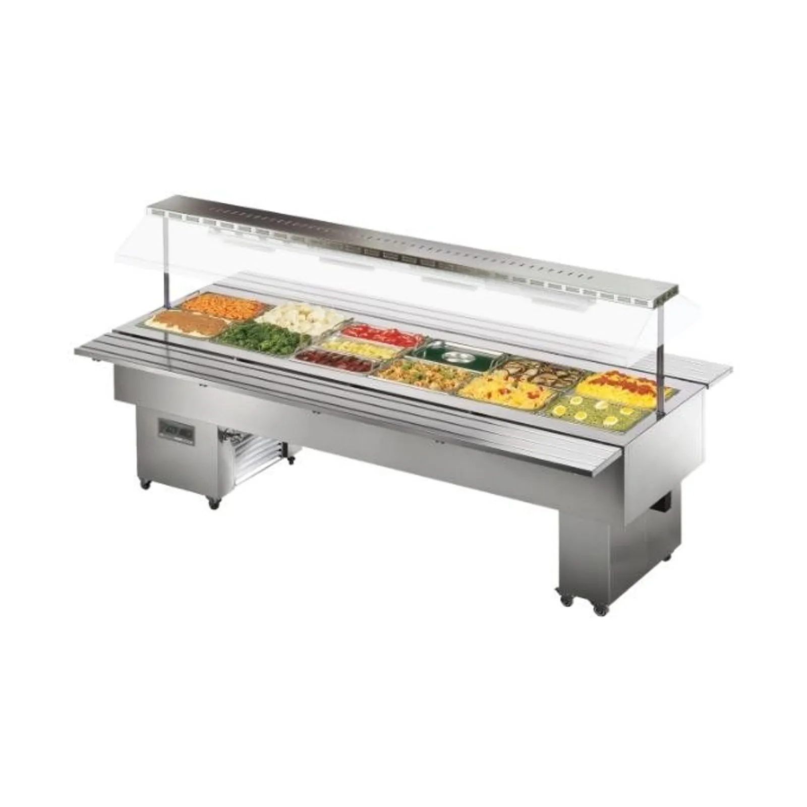 Tecfrigo Isola 6 Inox - Hot Bain Marie 2181mm