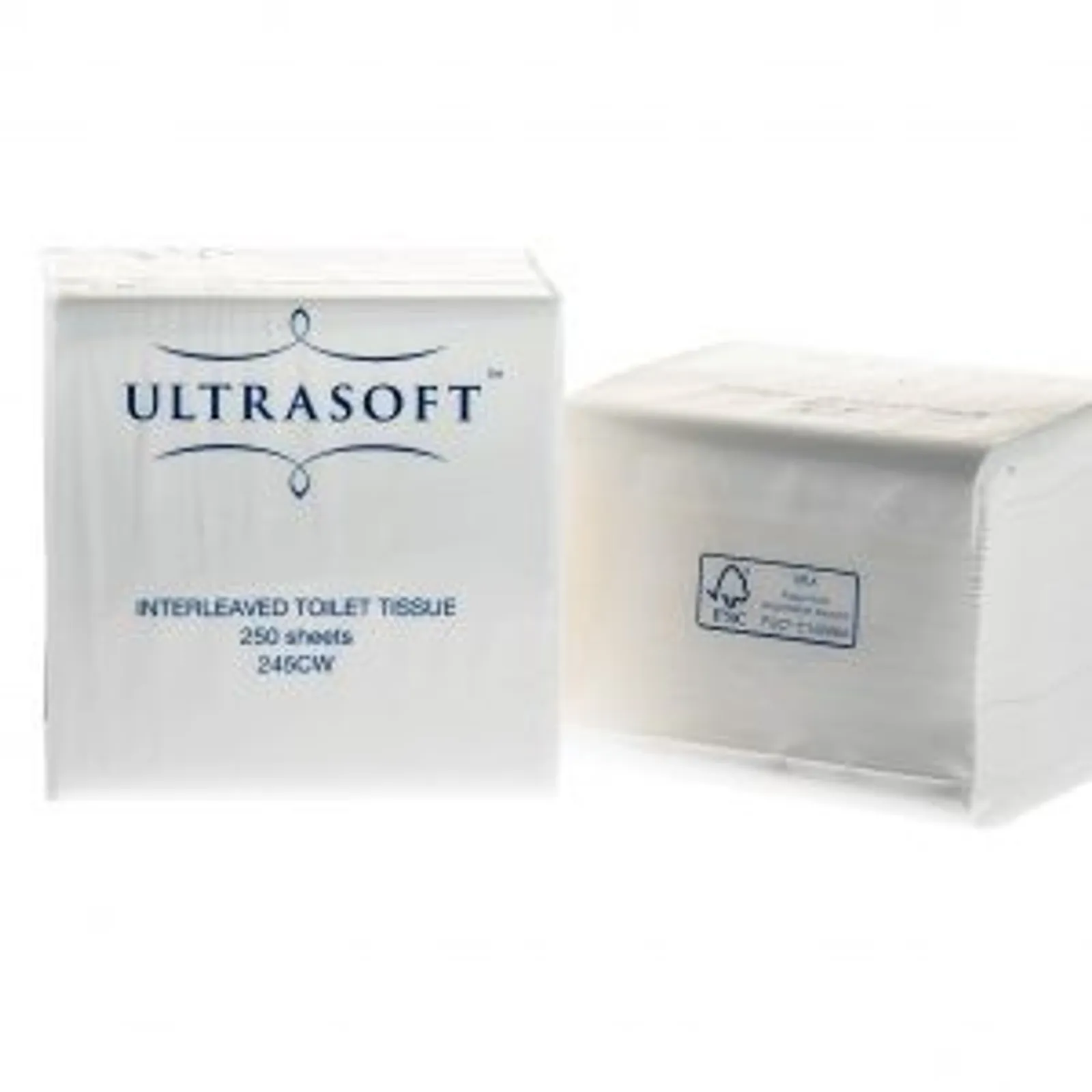 Ultrasoft 245CW - Interleaved Toilet Tissue, 36pcs/carton