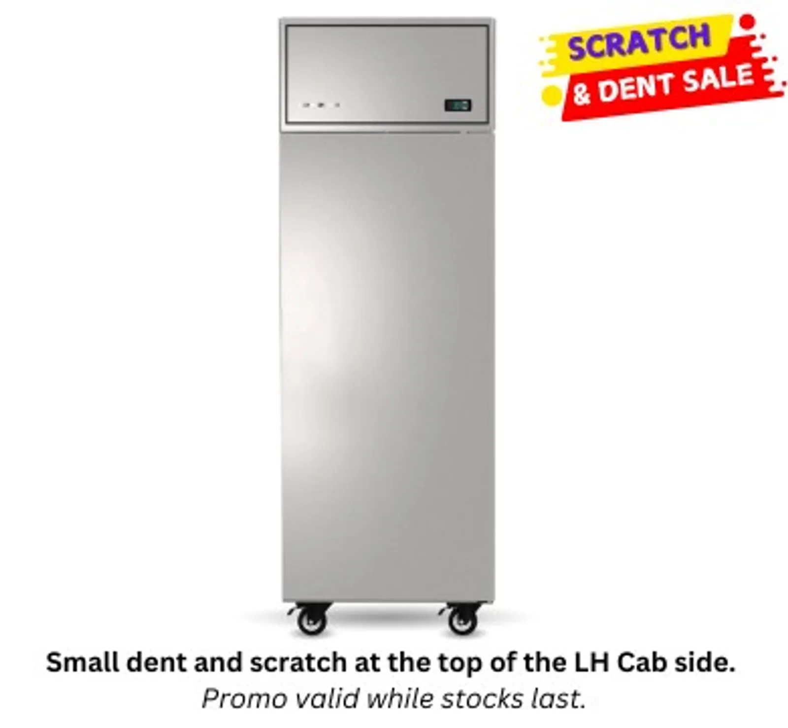 SKOPE ProSpec PG21.UPR.1.SD - 1 Solid Door Upright GN 2/1 Fridge - Cosmetic Damage