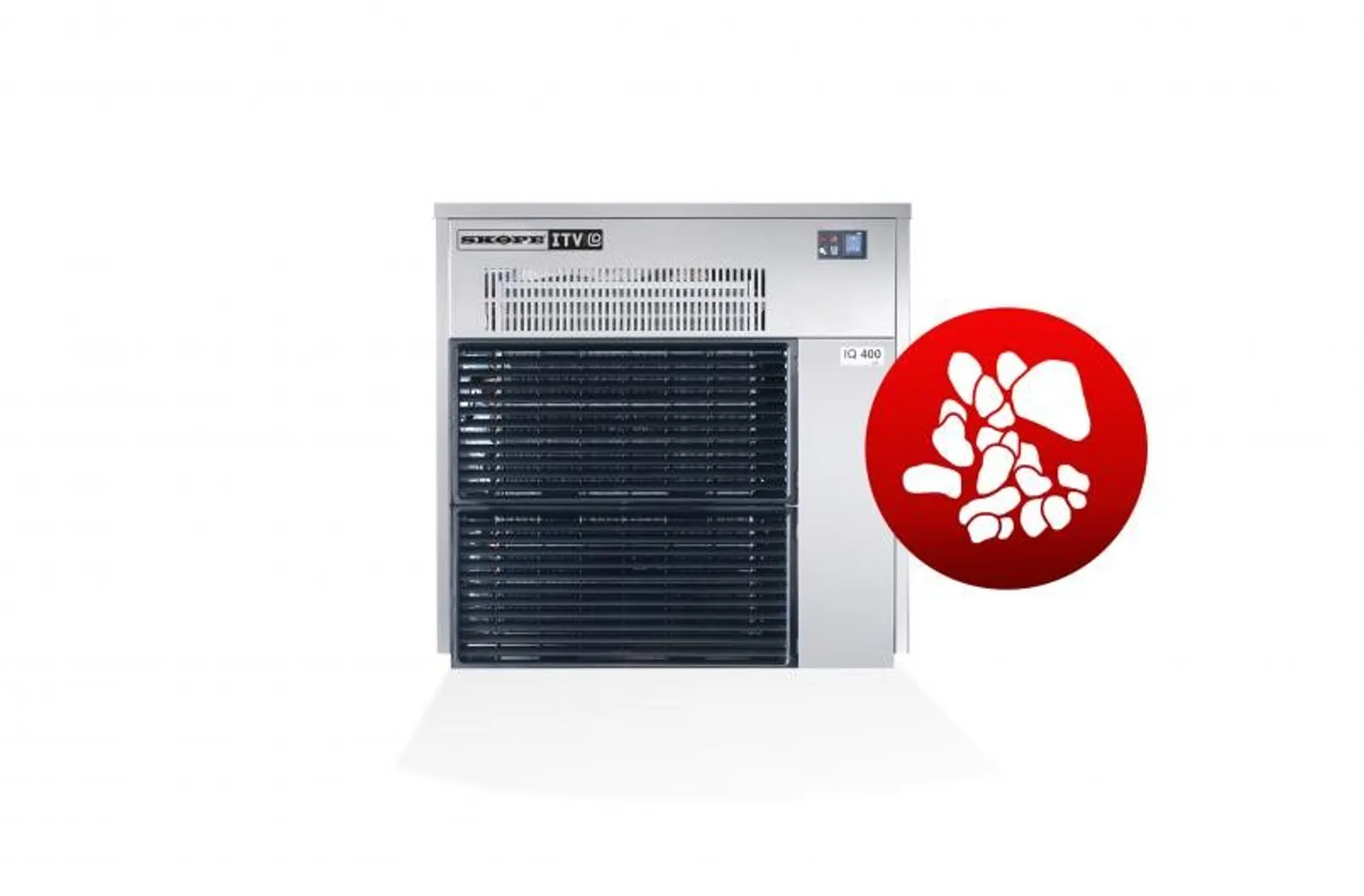 ICE QUEEN IQ400 - Modular Granular Ice Maker 460kg with Storage Bin