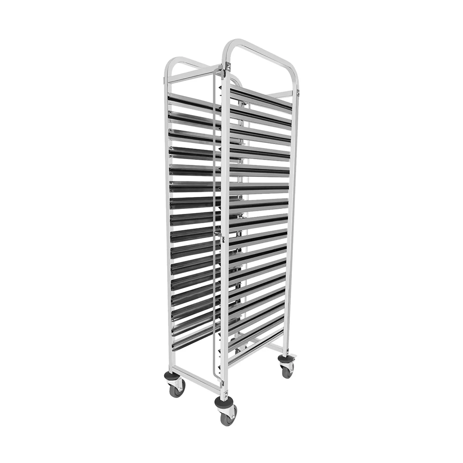 Chef Inox GN-602 - Gastronorm Trolley Stainless Steel Fits 16 x 1/1 Size Trays