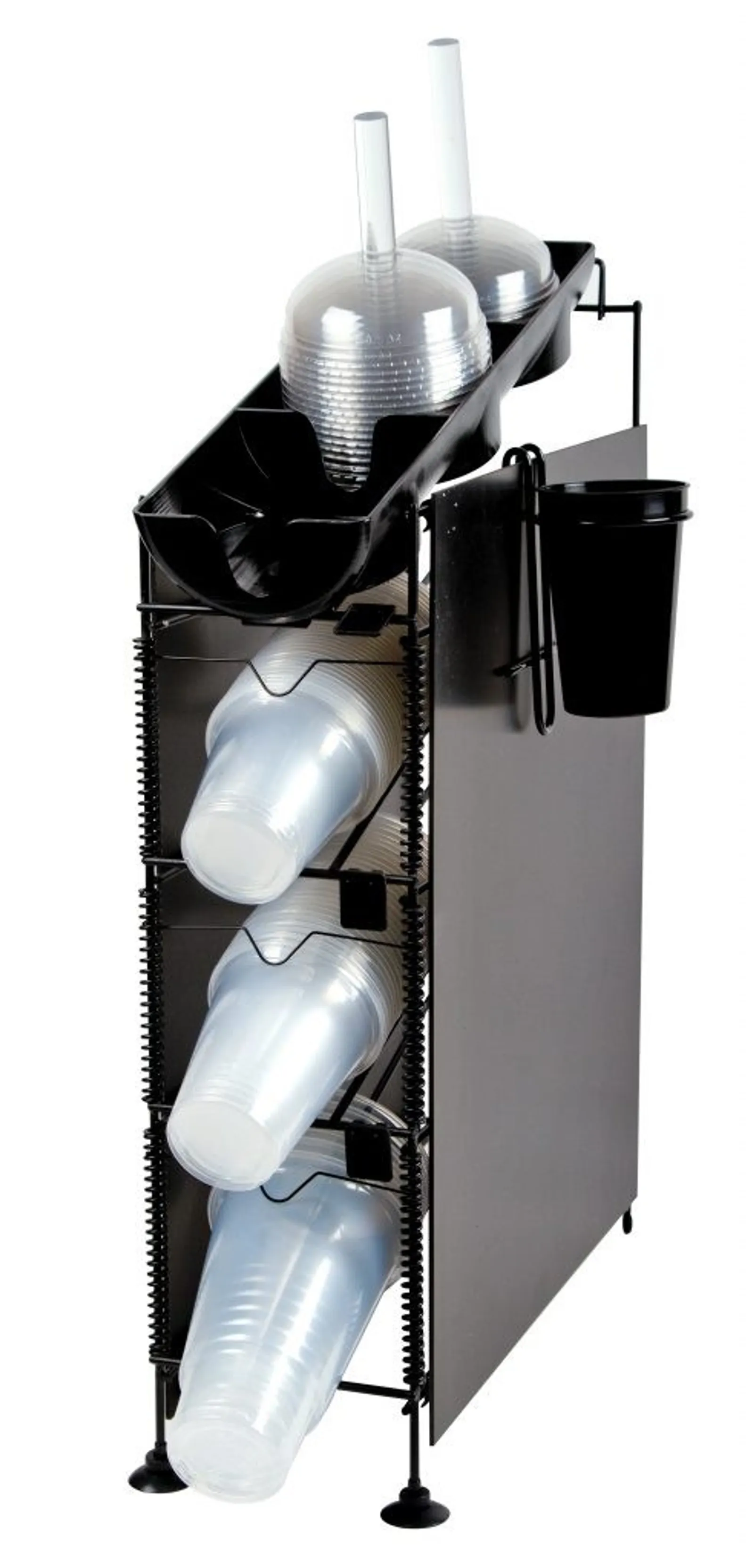 San Jamar C8504WFD - 3 Cup Dispenser, 1 Lid Organiser, 2 Side Panels