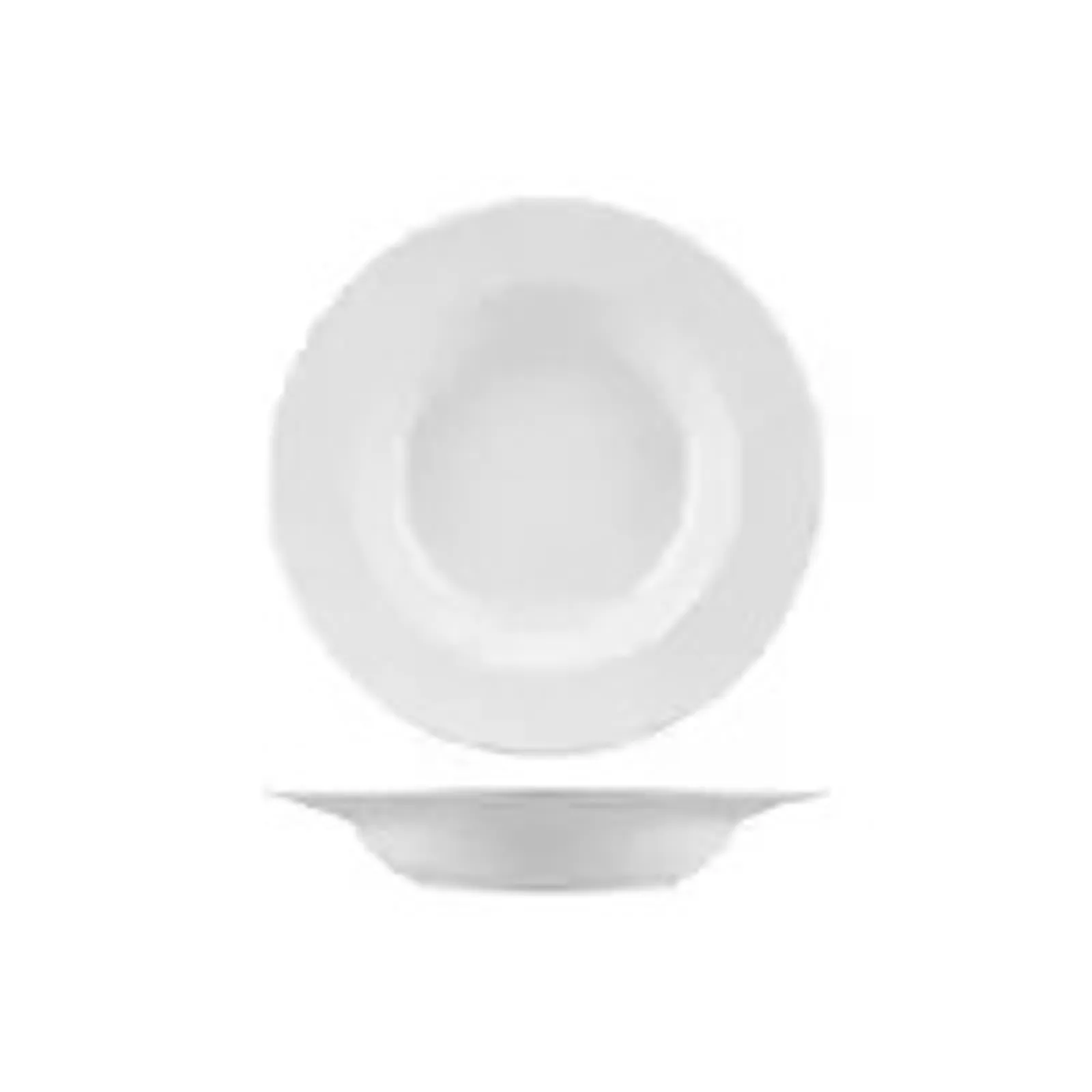 Rak Porcelain BDP26 - Banquet Round Deep Plate - Wide Rim 260mm