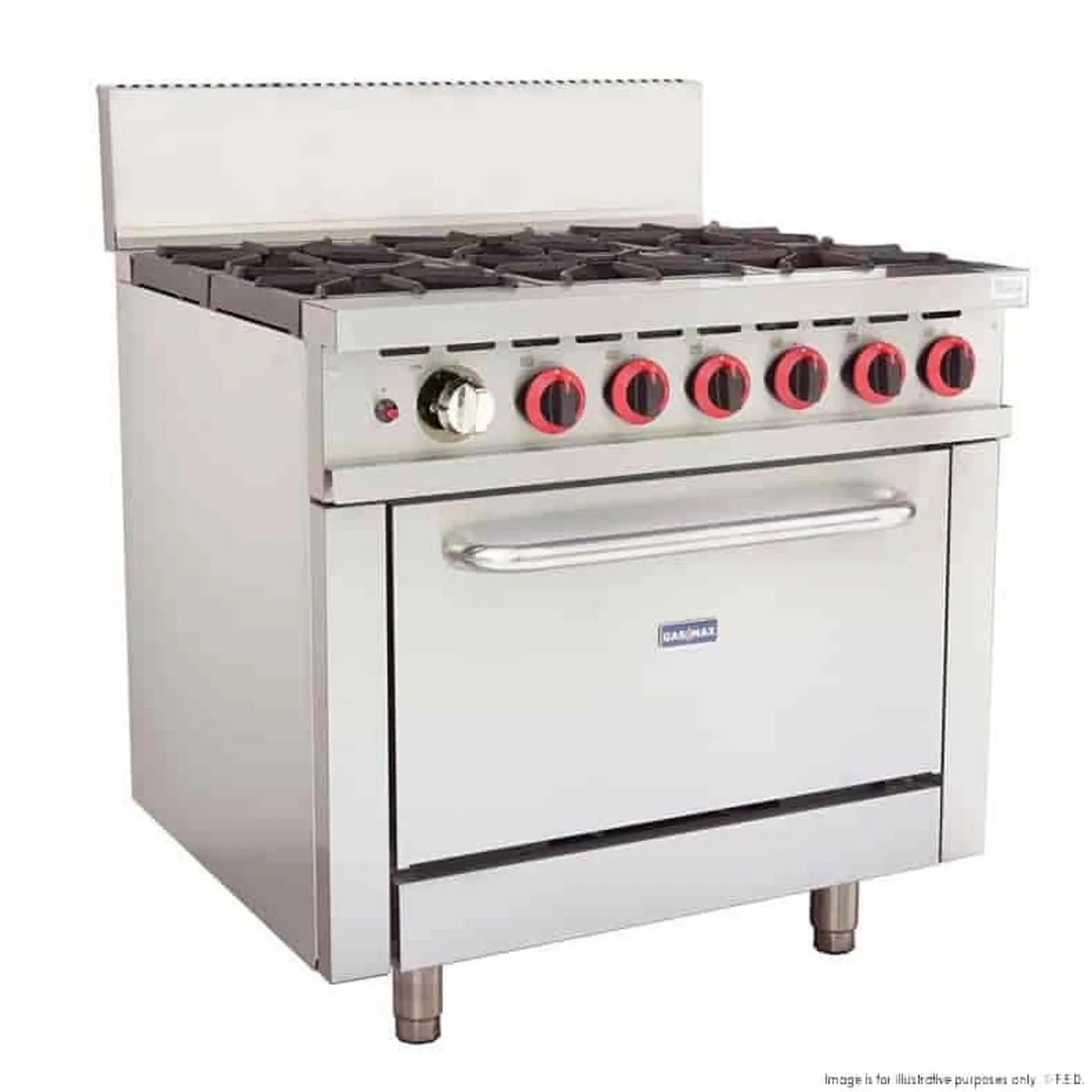 Gasmax GBS6TS - 6 Burner With Oven Flame Failure