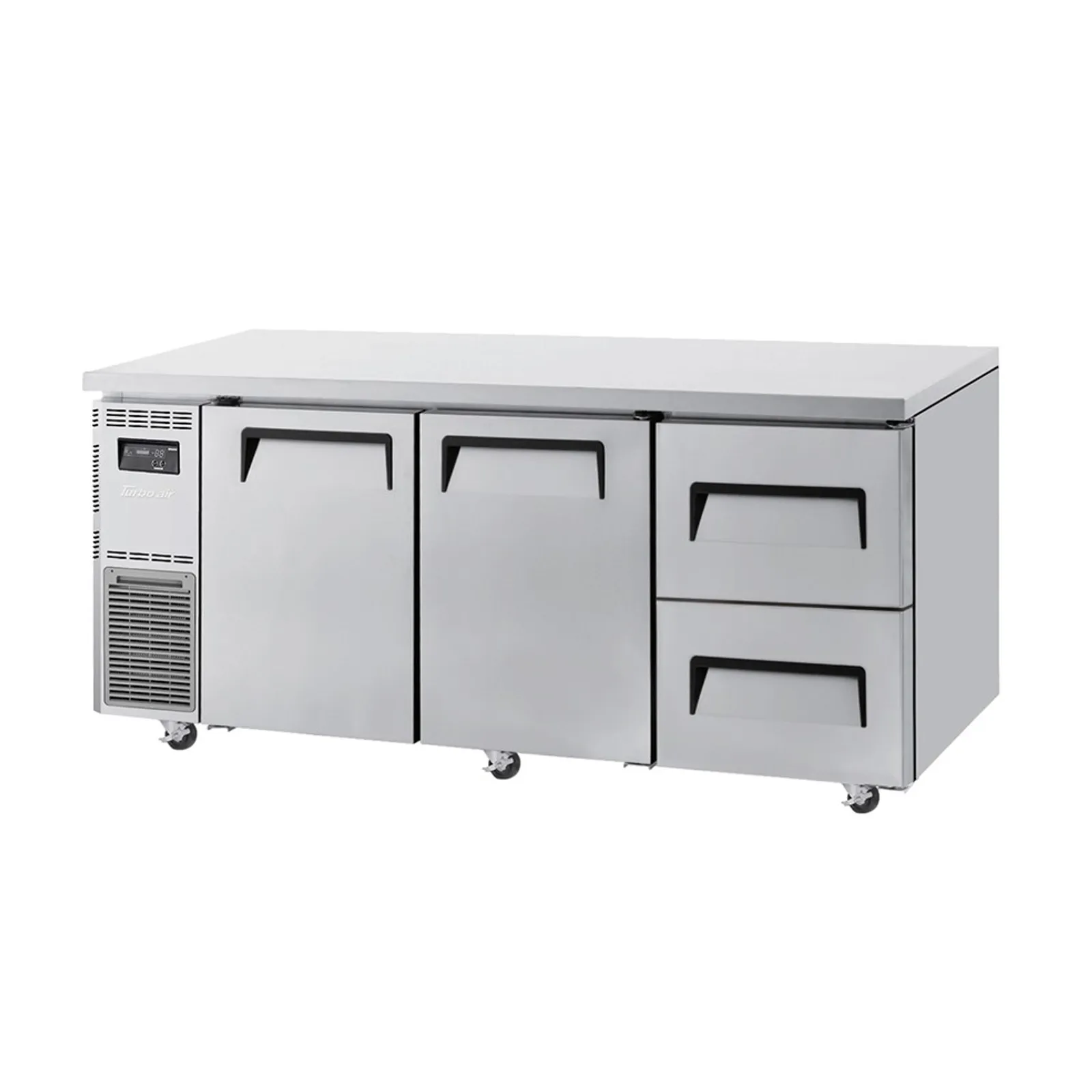 Turbo Air KUR18-2D-2-N - 2 Door 2 Drawer Undercounter Fridge