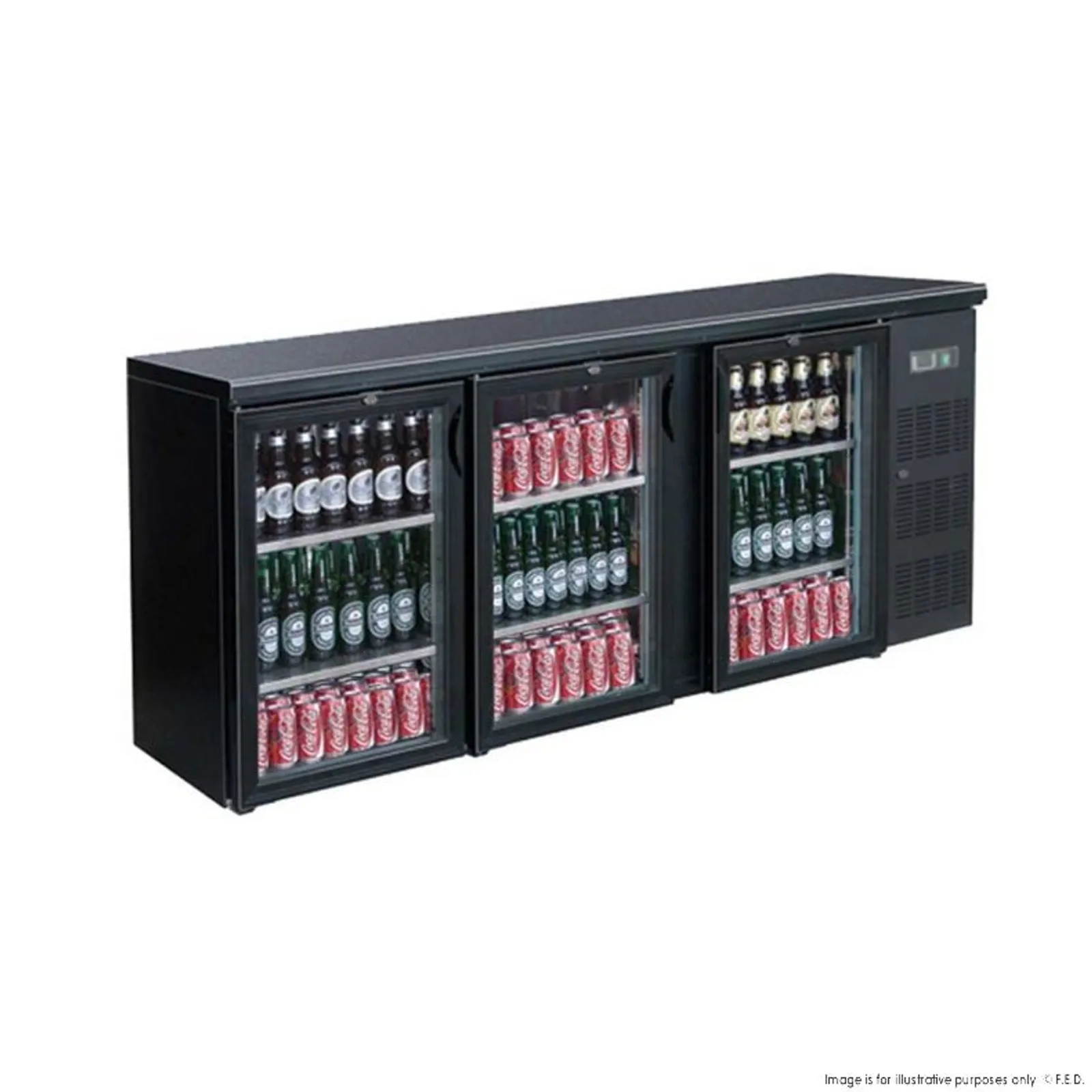 Thermaster BC3100G - 3 Door Drink Cooler