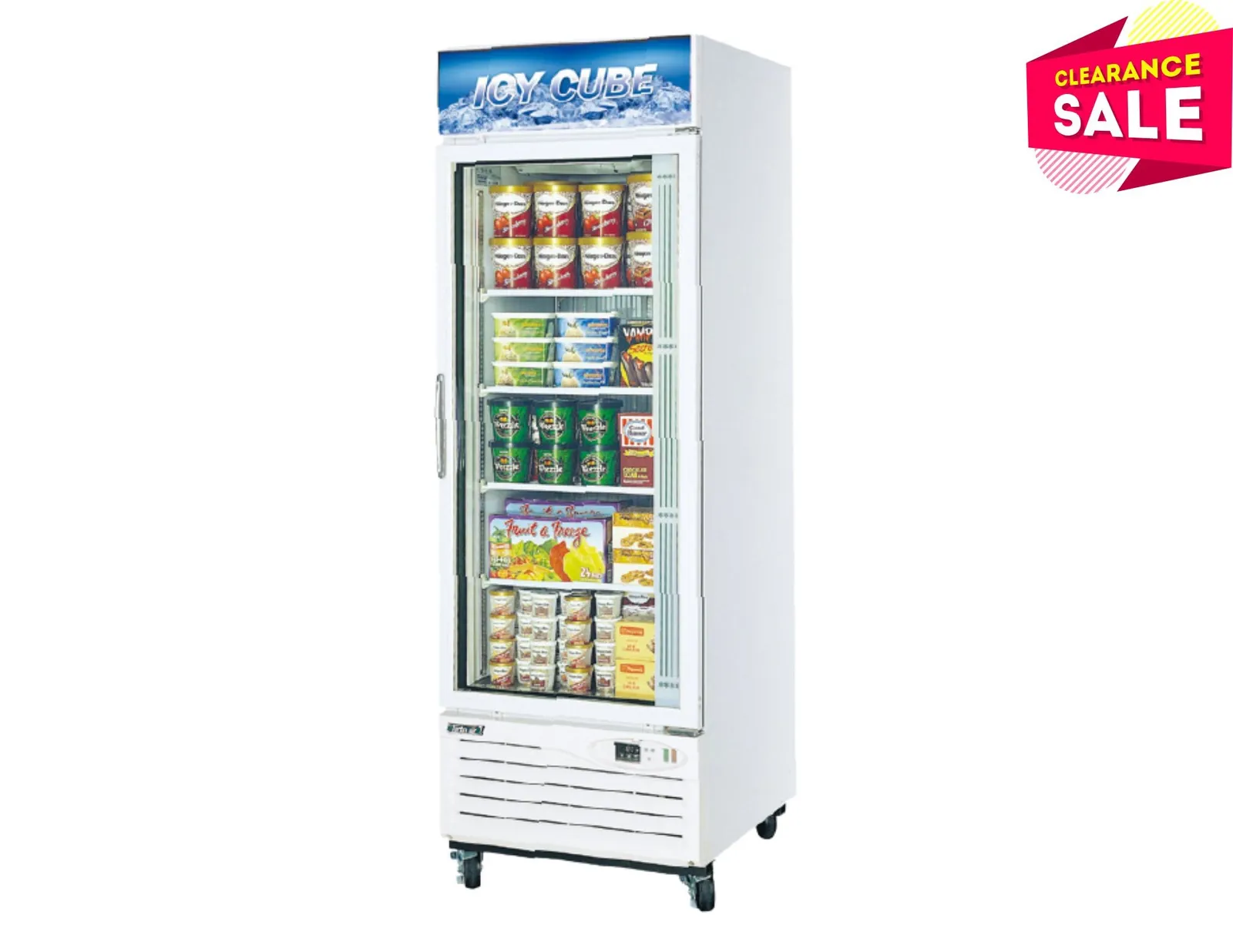 Turbo Air FRS-650F - 1 Glass Door Display Freezer - Clearance