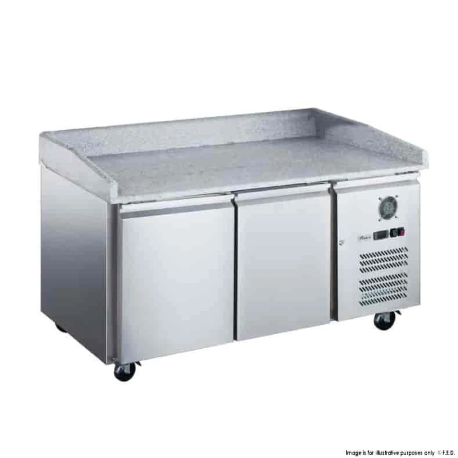 FED-X XPZ2600TN - 2 Door Standard Saladette on Castors