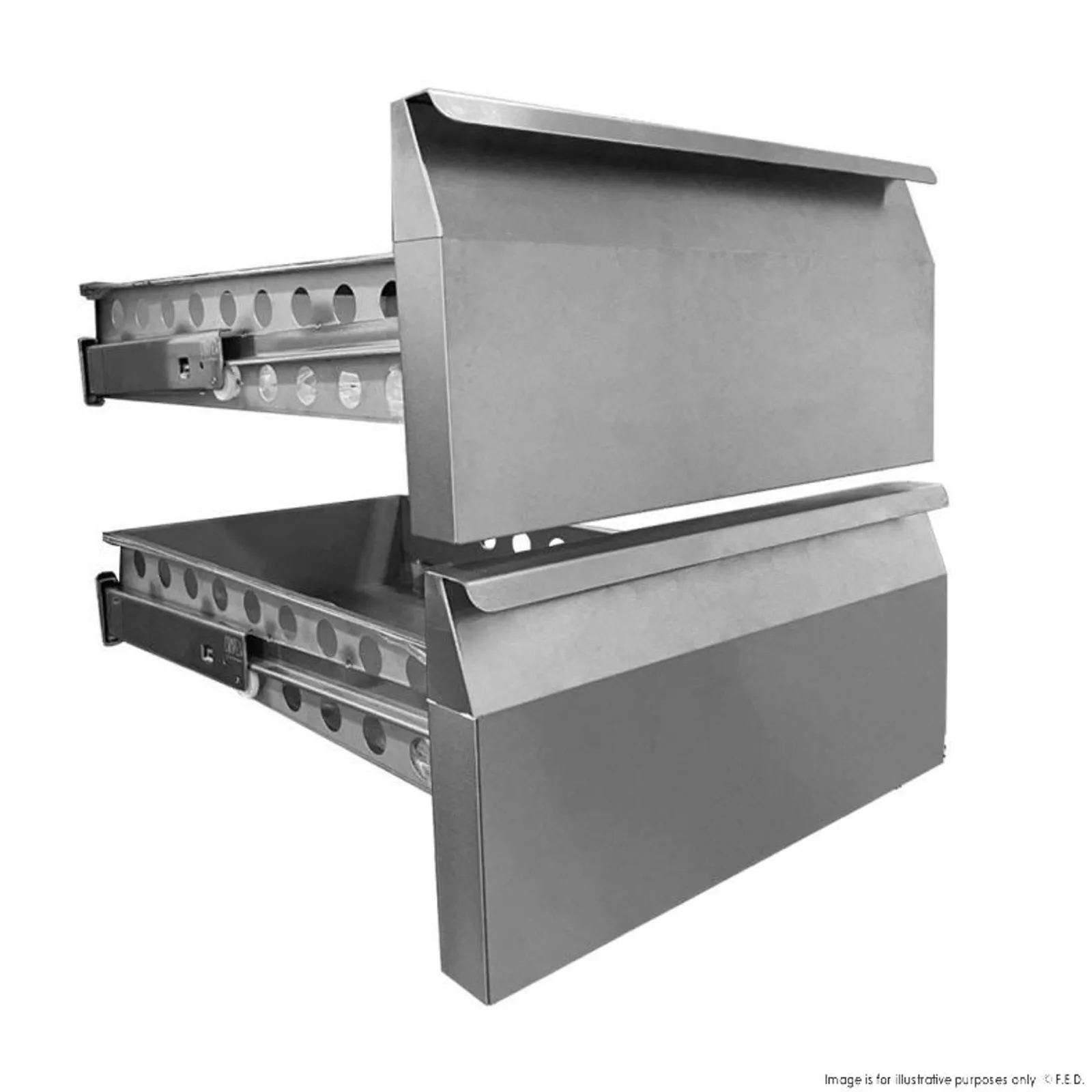 Thermaster GN-2DRAWER - Optional Set 2 Drawers for Solid Door Units