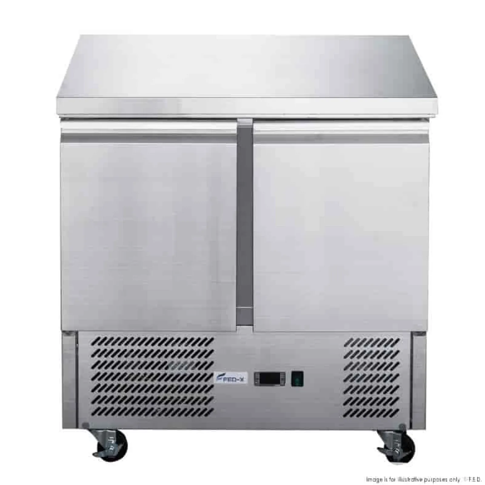 FED-X XGNS900B - Compact Workbench Fridge