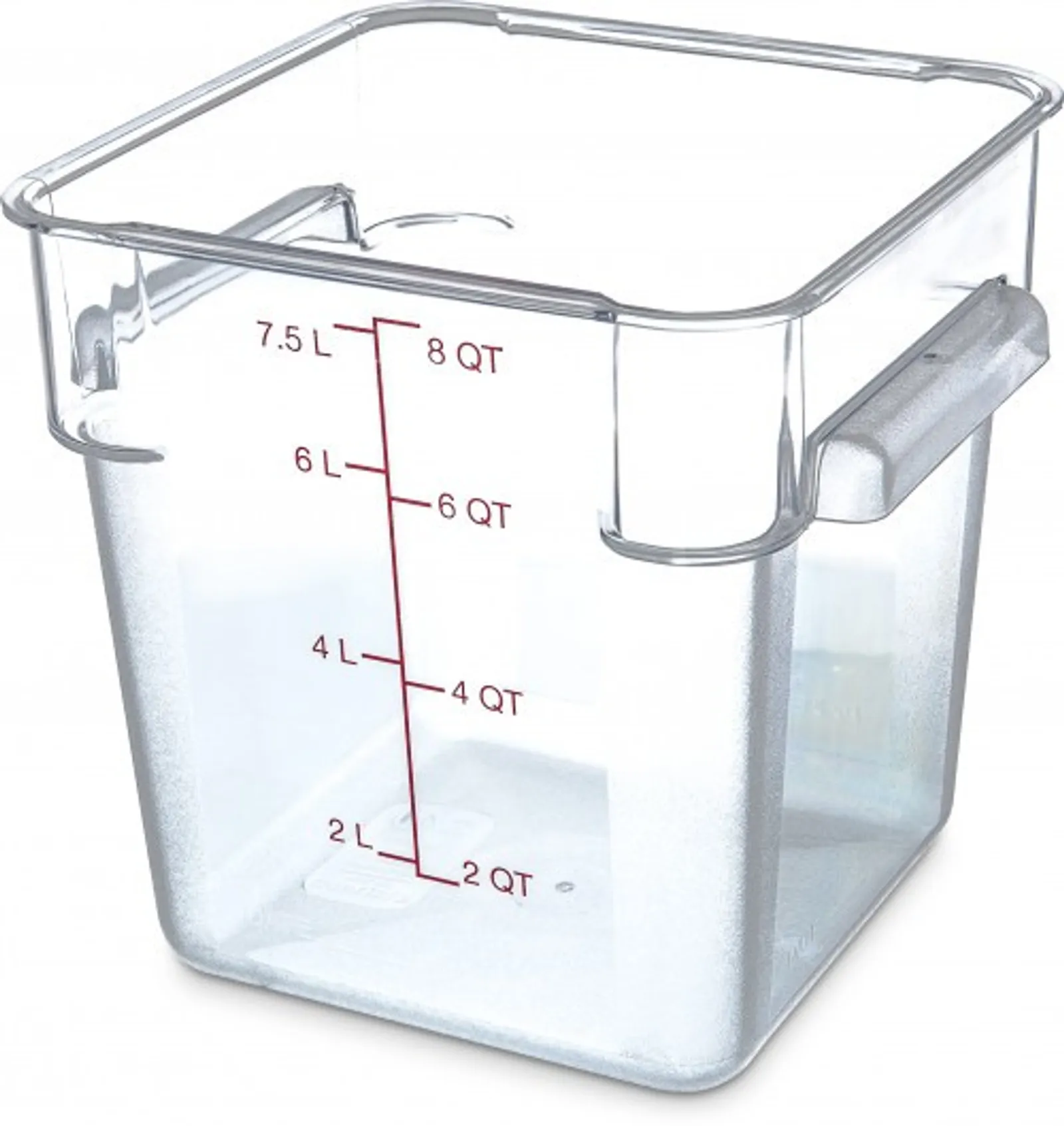 Carlisle 1195307 StorPlus - Square Food Container 8L