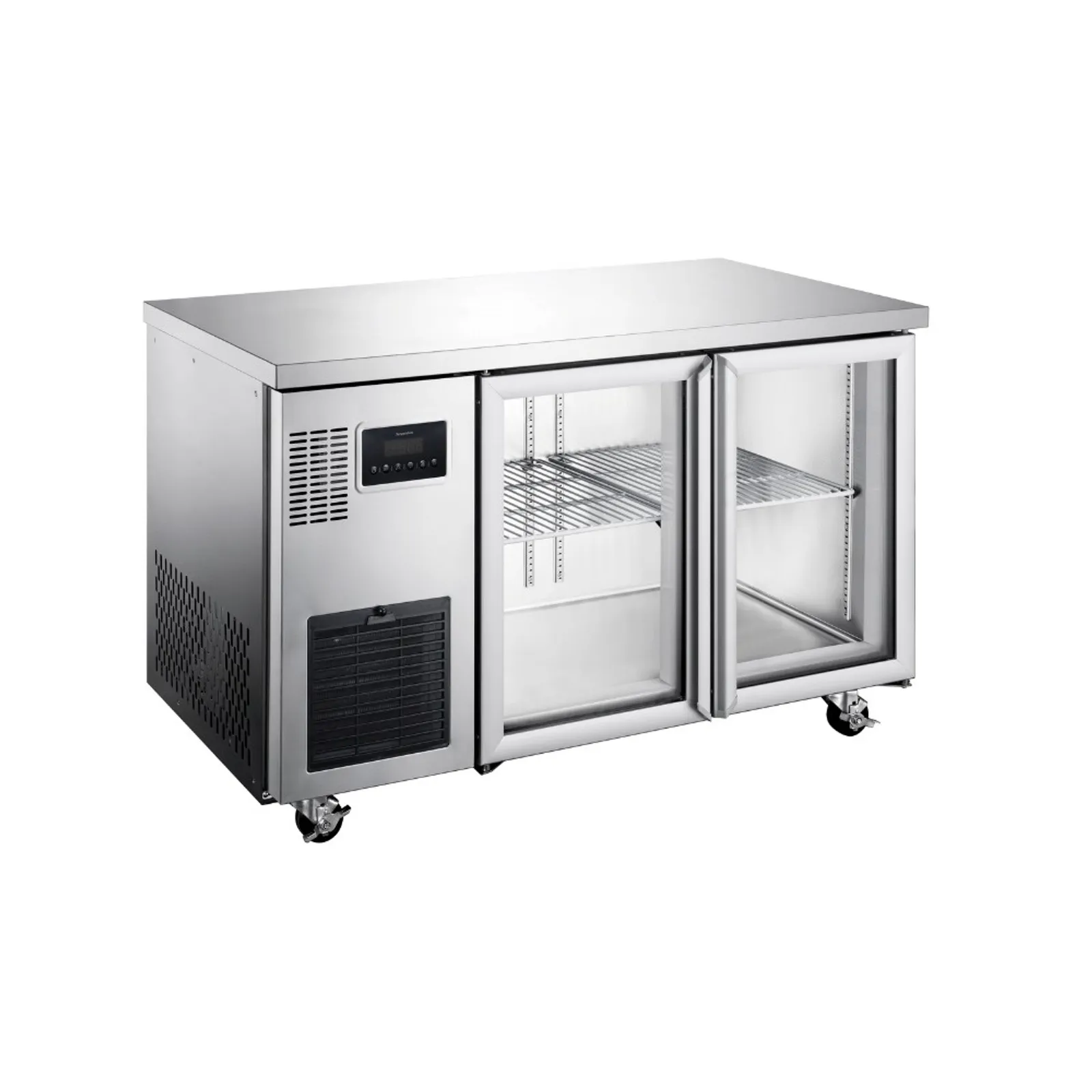 Williams HTU2GS Topaz - 2 Glass Door Undercounter Fridge