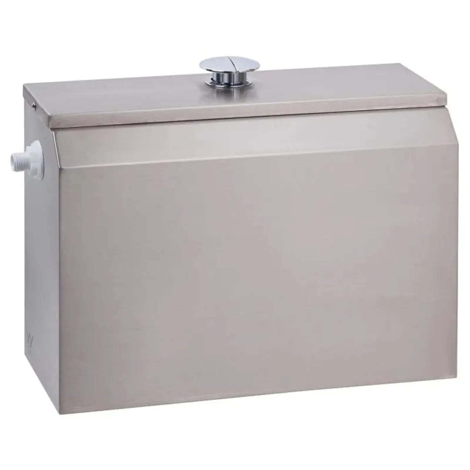 3Monkeez AB-CIS-DCDF-SE-L - Disabled Compliant Dual Flush Cistern Left Side Entry Stainless Steel