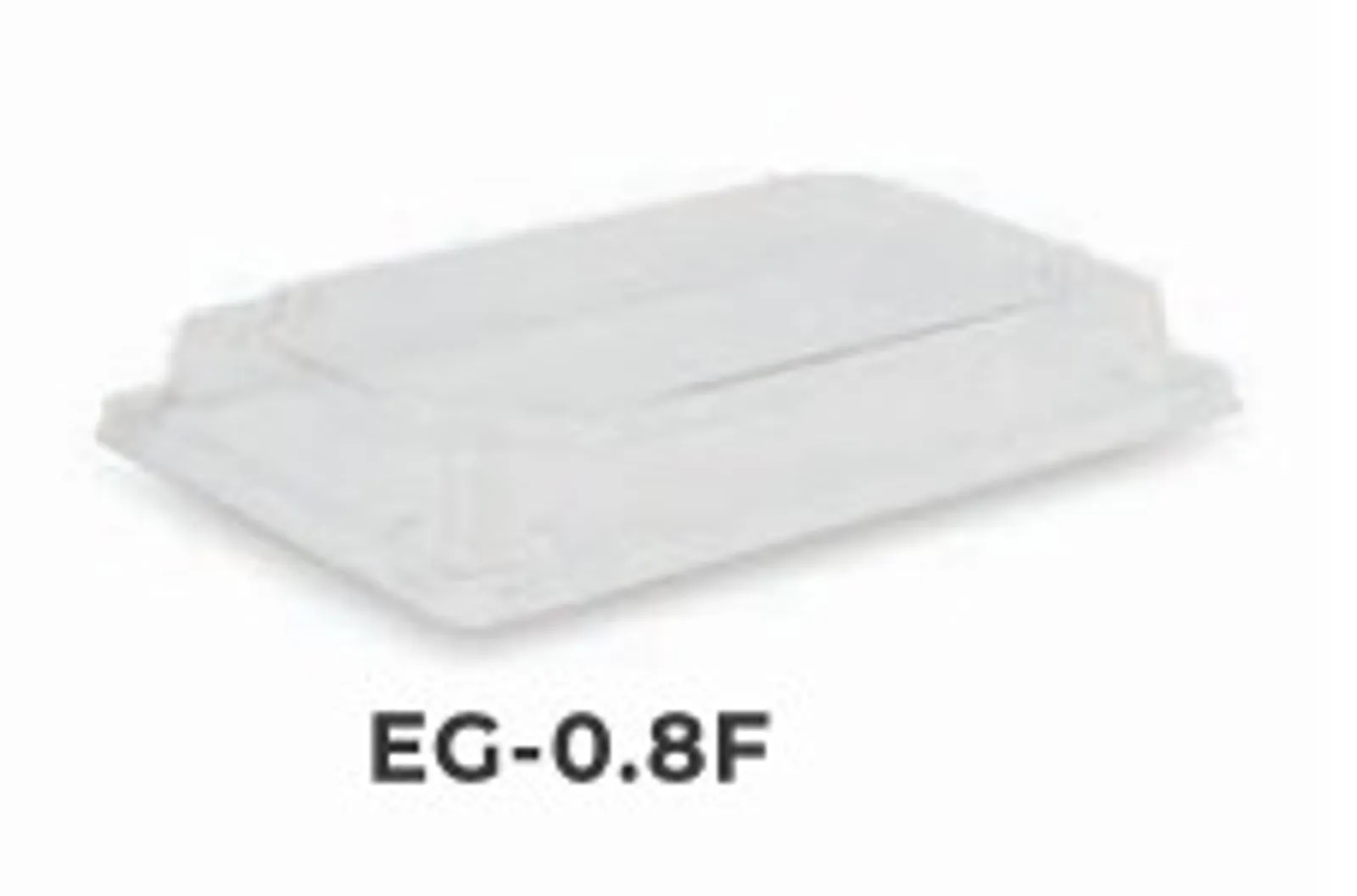 PAC Trading EG-0.8F - Sushi Tray PET Lid - Medium 600pc/ctn