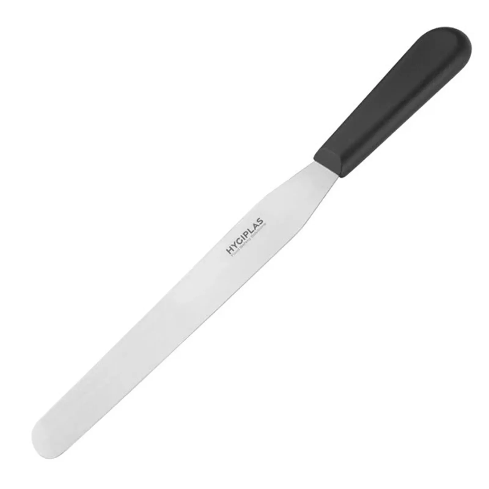 Hygiplas D406 - Straight Blade Palette Knife Black 255mm