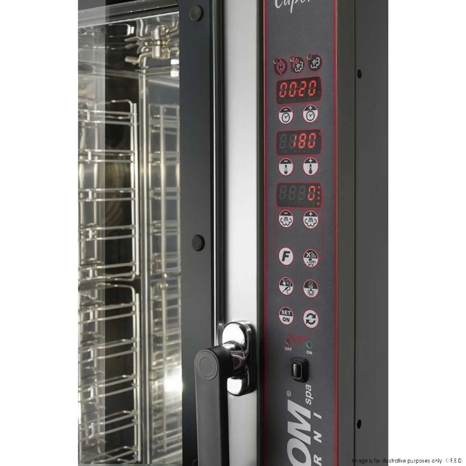 Tecnodom TDC-5VH - Nerone CL Digital 5 Tray Combi Oven