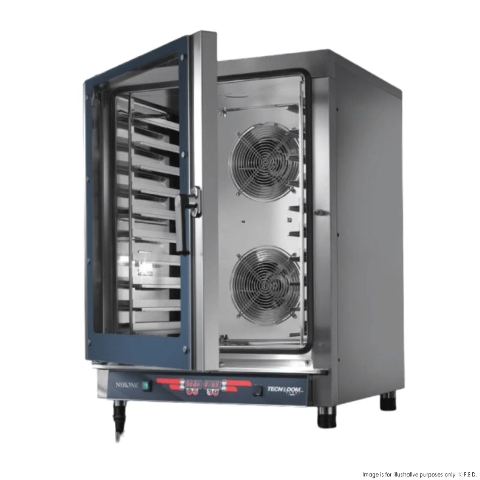 Tecnodom TD-10NE - Nerone MID Digital 10 Tray Combi Oven